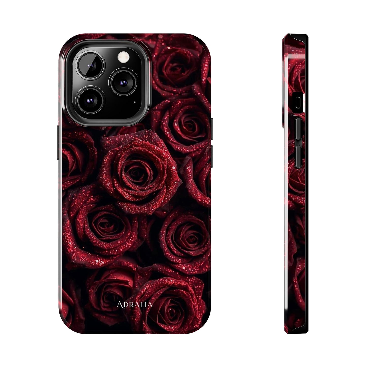 Red Velvet Roses Tough Phone Case — Protective Floral iPhone Case