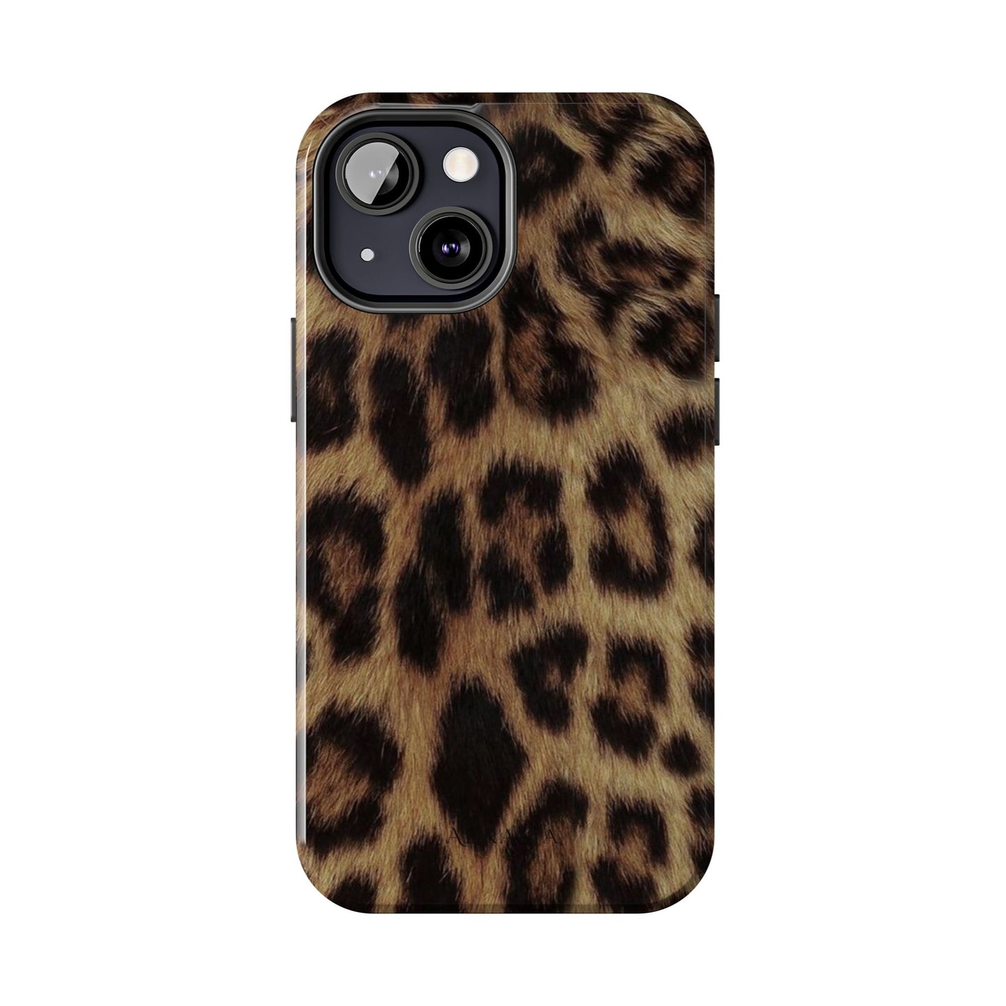Leopard Print Tough Phone Case — Durable Animal-Print Protective Cover