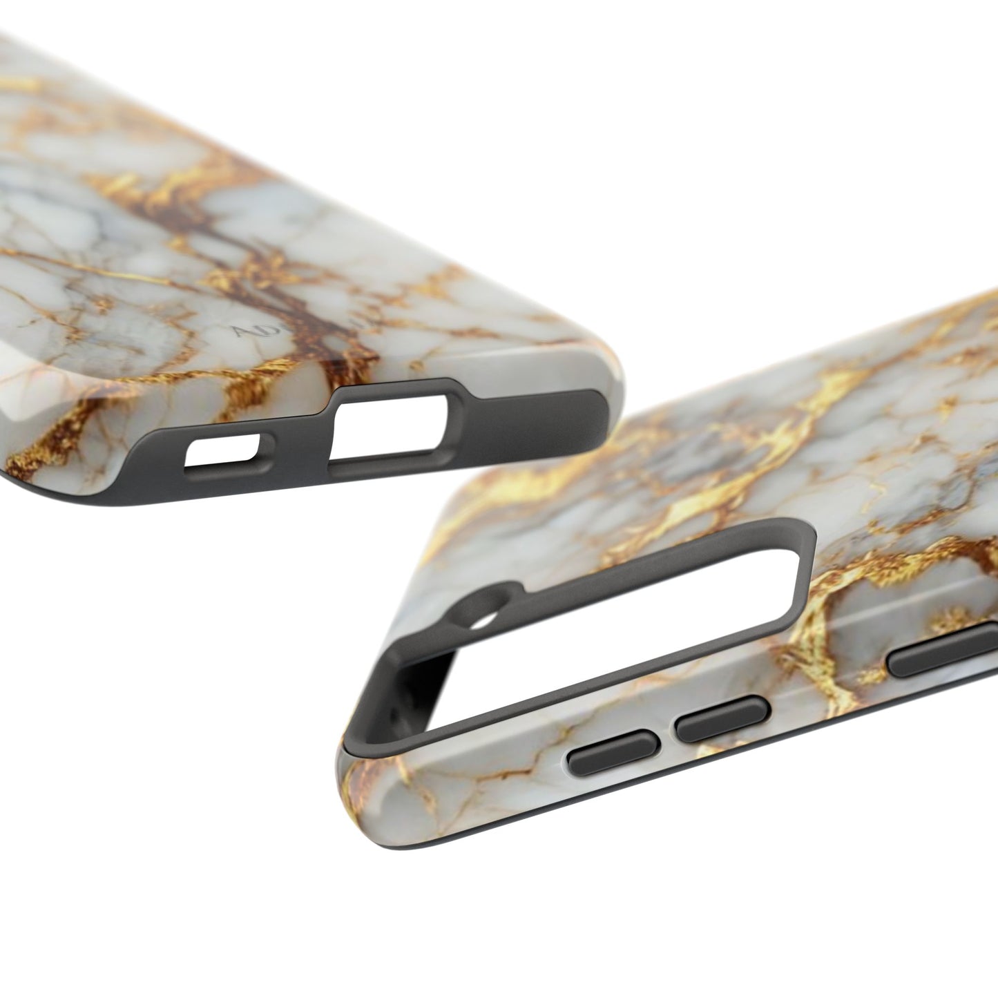 Gold Veined Marble Tough Phone Case — Luxury Protective Phone Case