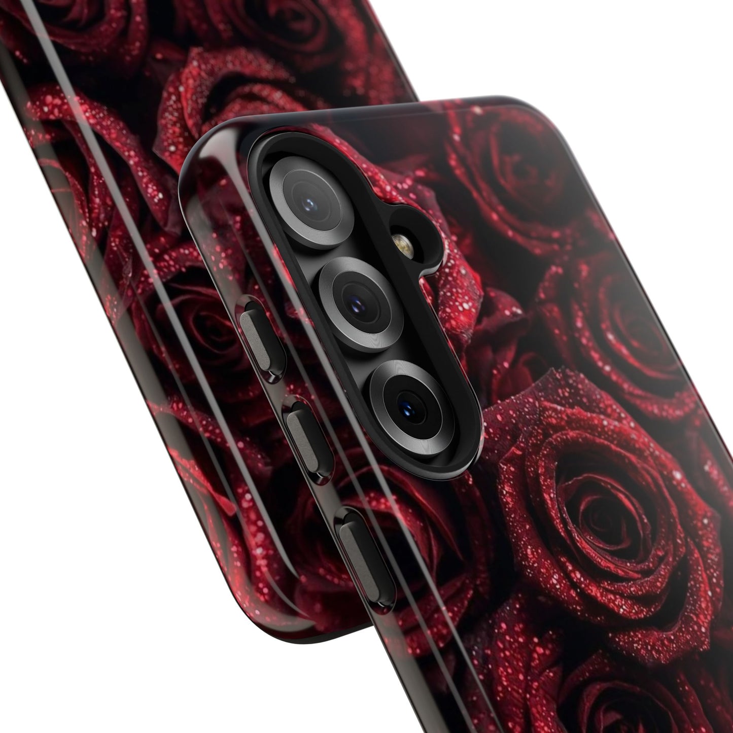 Red Velvet Roses Tough Phone Case — Protective Floral iPhone Case