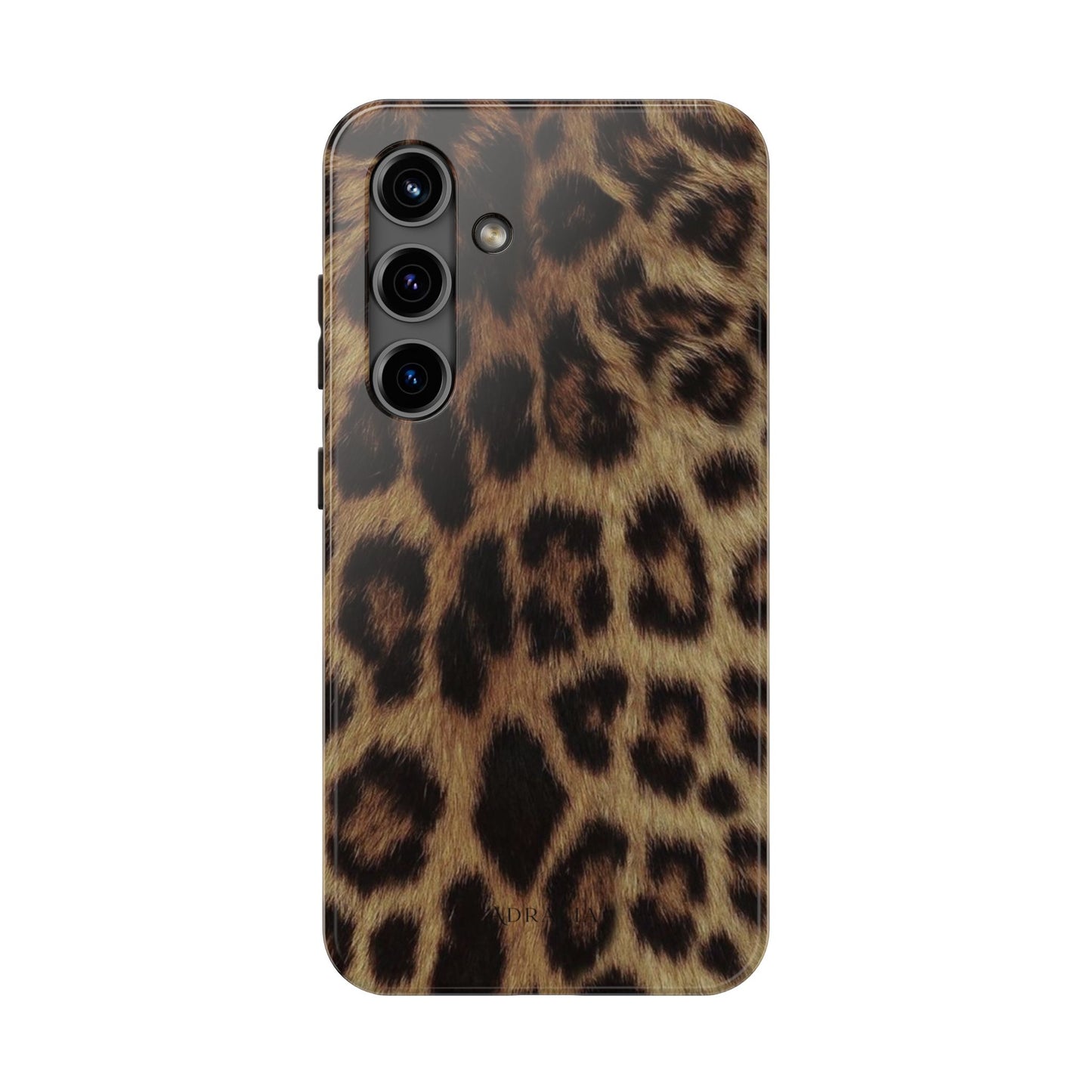 Leopard Print Tough Phone Case — Durable Animal-Print Protective Cover