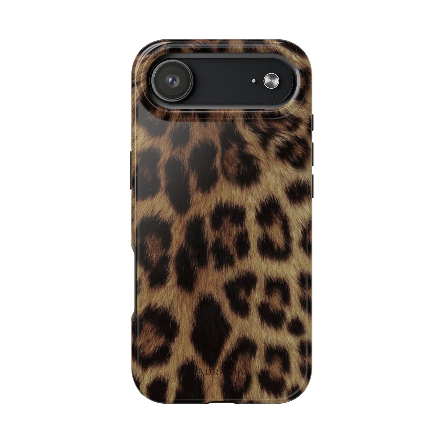 Leopard Print Tough Phone Case — Durable Animal-Print Protective Cover