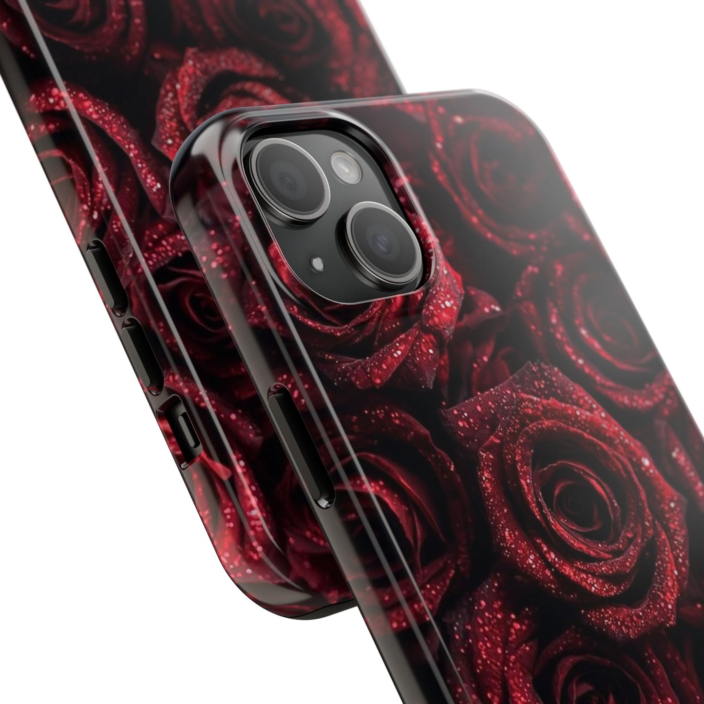 Red Velvet Roses Tough Phone Case — Protective Floral iPhone Case