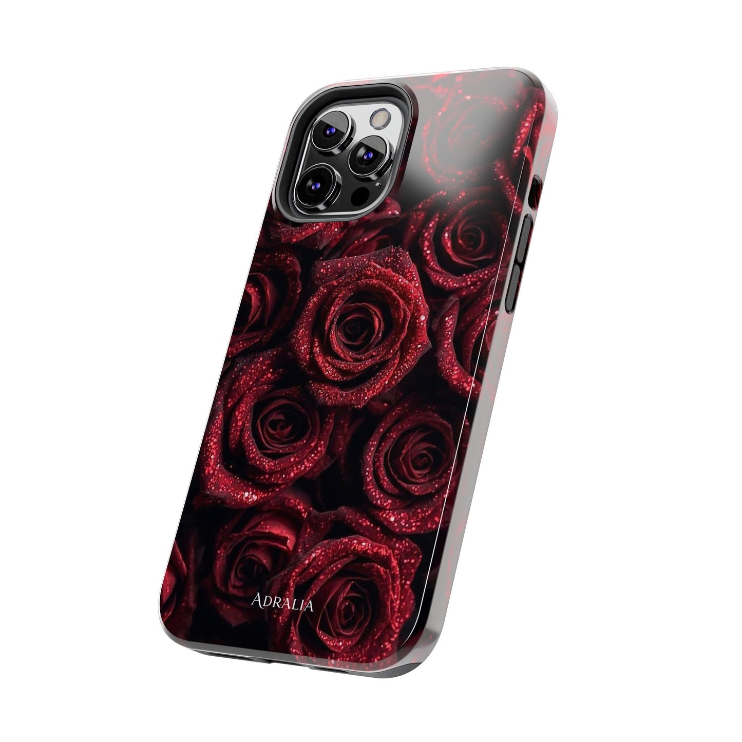 Red Velvet Roses Tough Phone Case — Protective Floral iPhone Case