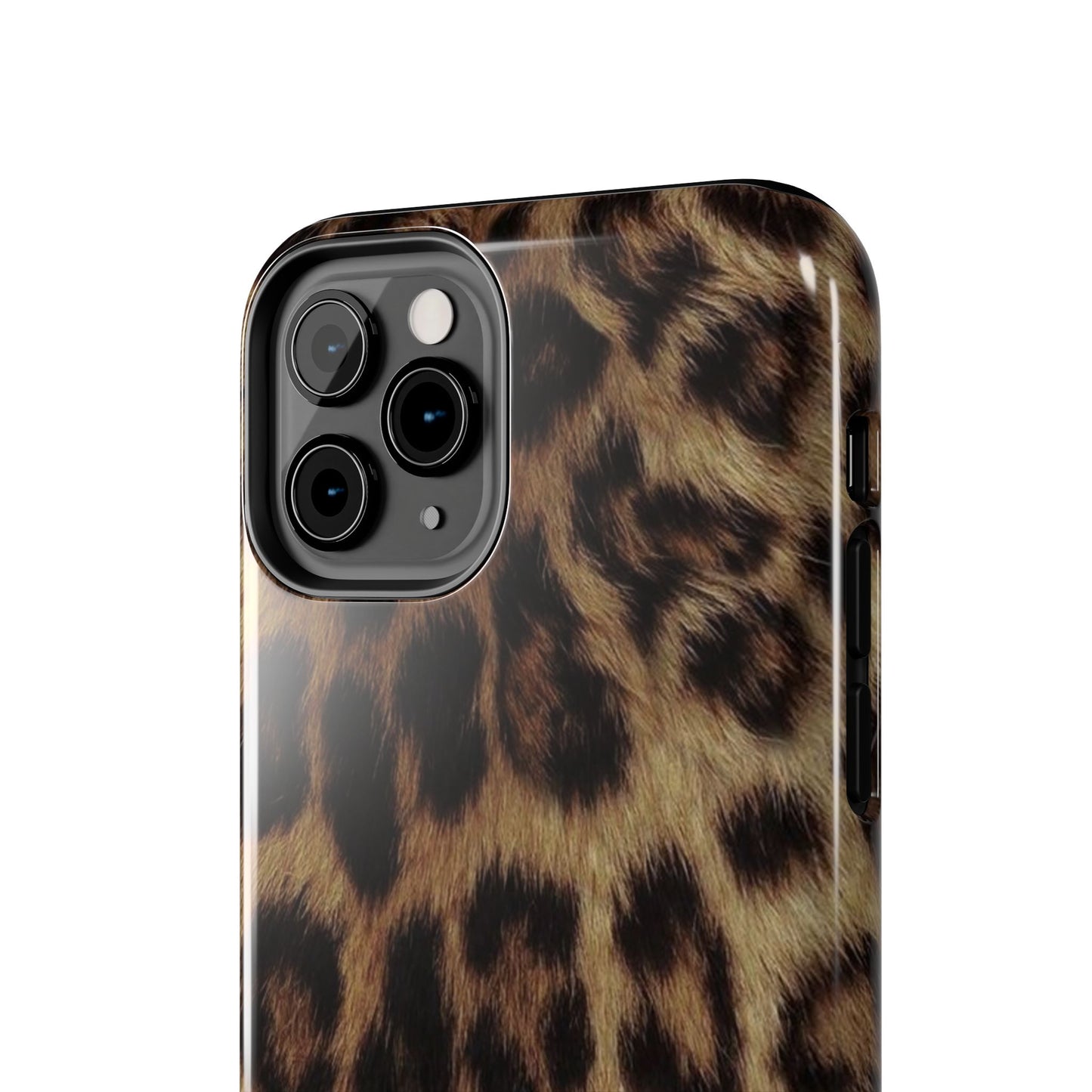 Leopard Print Tough Phone Case — Durable Animal-Print Protective Cover