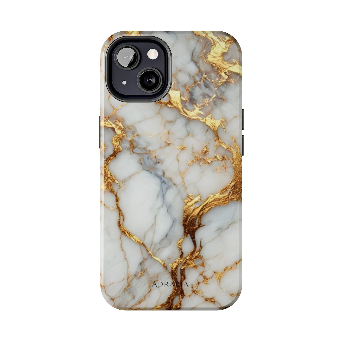 Gold Veined Marble Tough Phone Case — Luxury Protective Phone Case