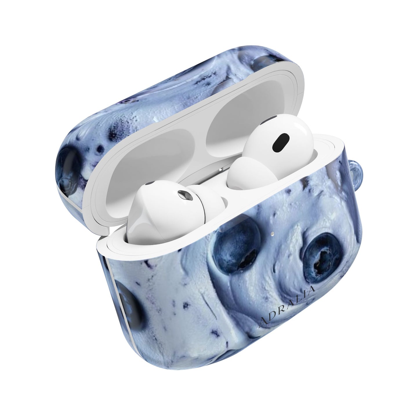 Blueberry Swirl AirPod Case — Cute Fruit Dessert Protective Cover