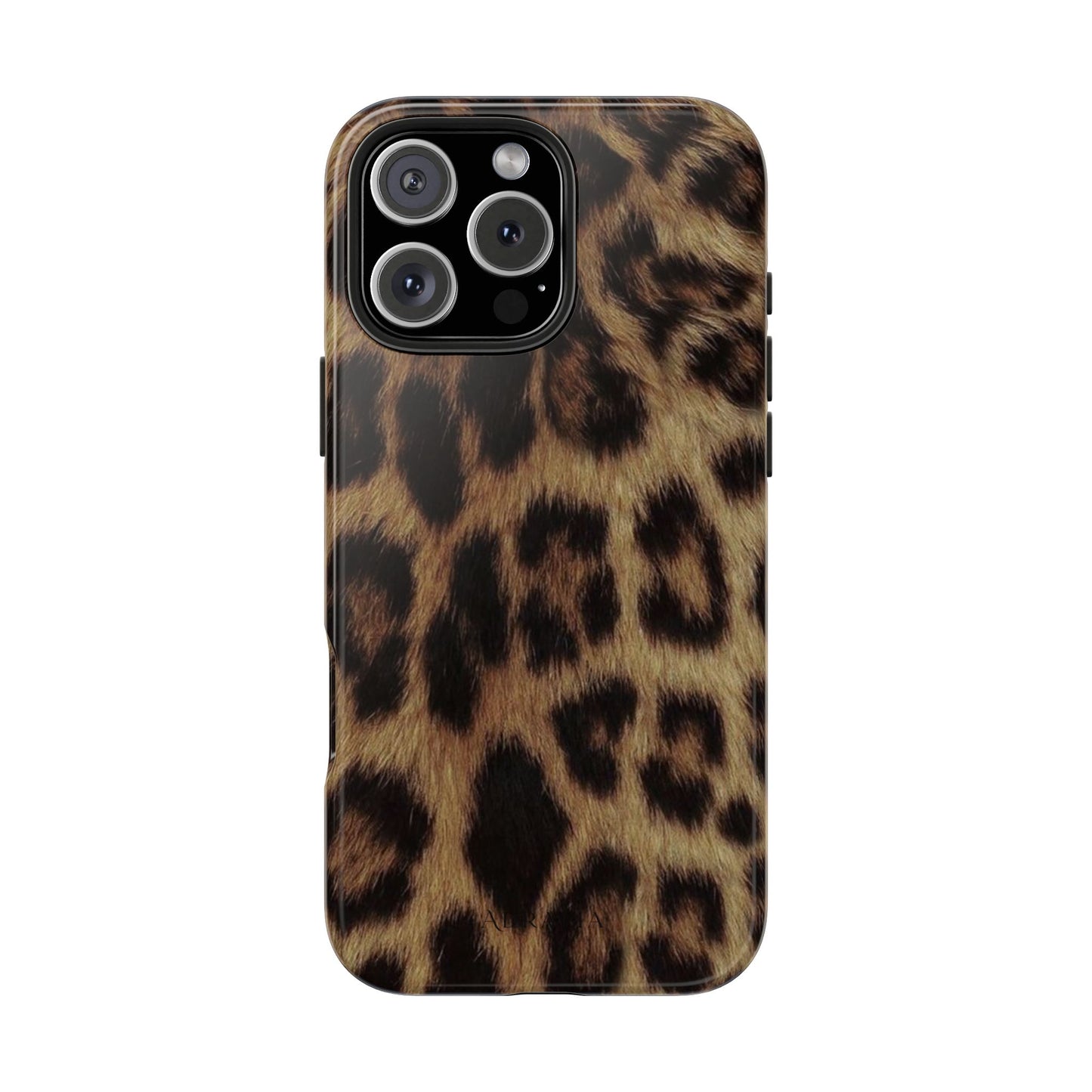 Leopard Print Tough Phone Case — Durable Animal-Print Protective Cover