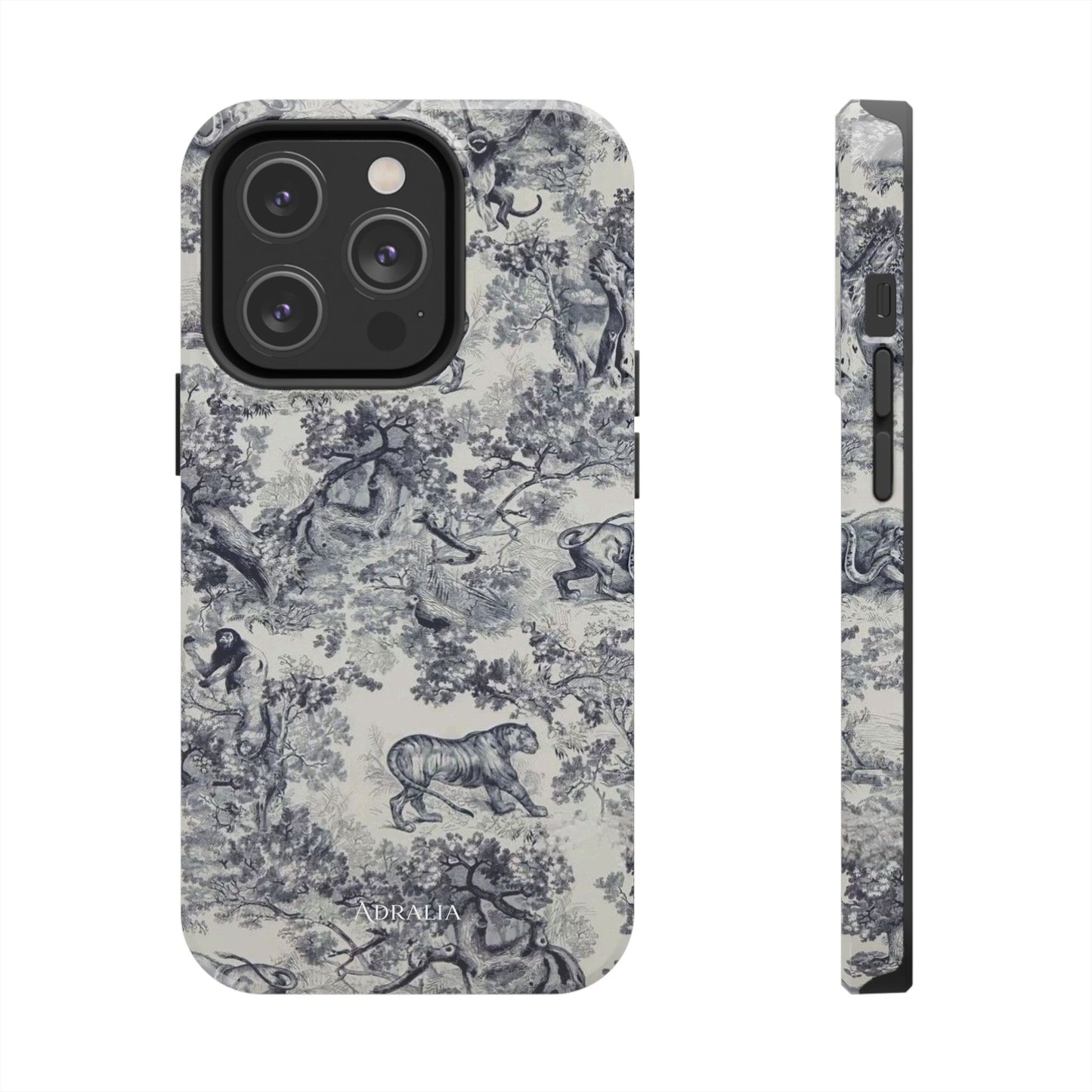 Vintage Toile Animal Tough Phone Case