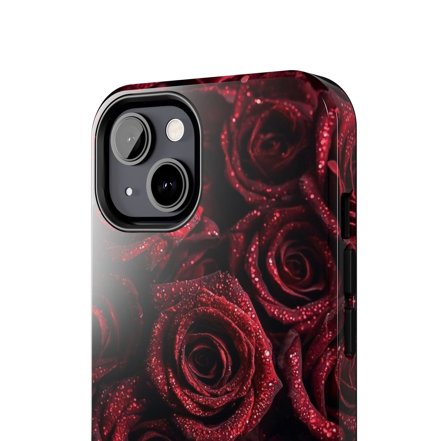 Red Velvet Roses Tough Phone Case — Protective Floral iPhone Case