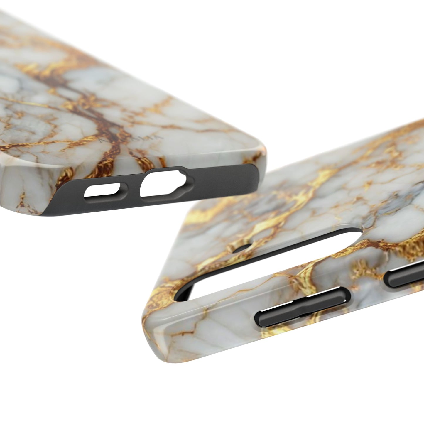 Gold Veined Marble Tough Phone Case — Luxury Protective Phone Case