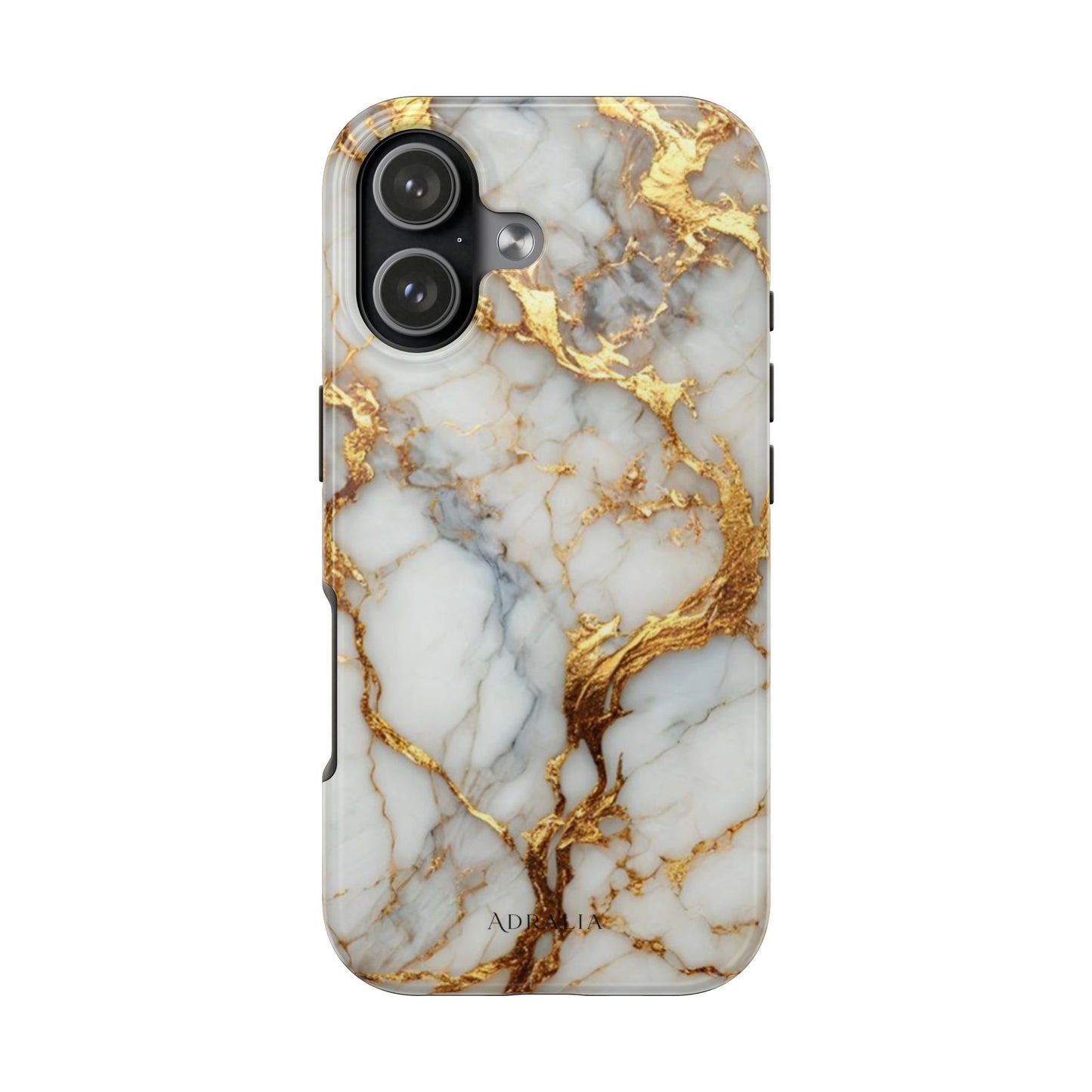 Gold Veined Marble Tough Phone Case — Luxury Protective Phone Case