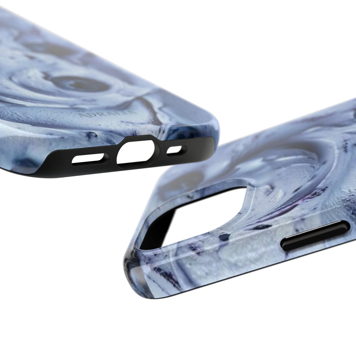 Blueberry Swirl Tough Phone Case — Protective Artistic Fruit Pattern