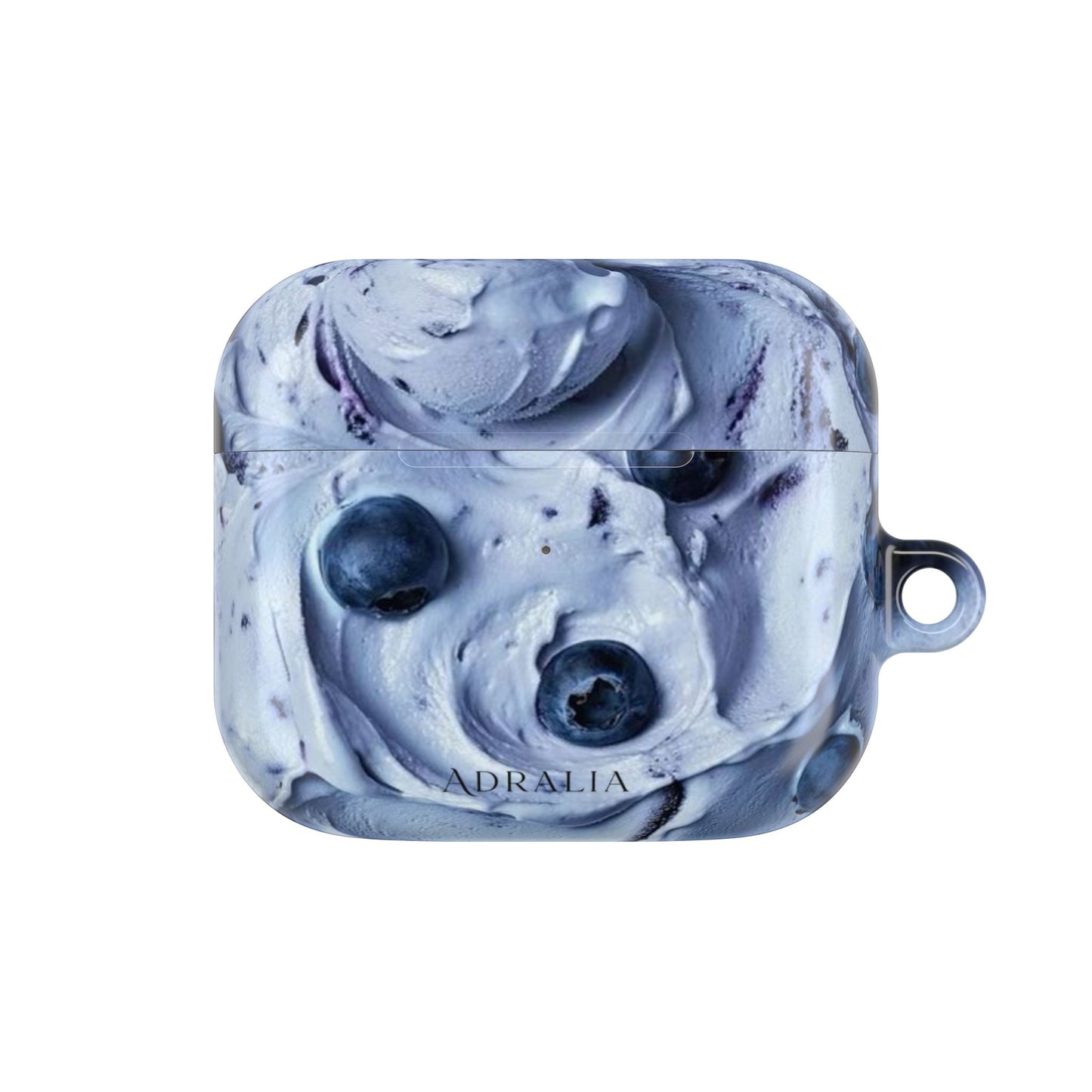 Blueberry Swirl AirPod Case — Cute Fruit Dessert Protective Cover