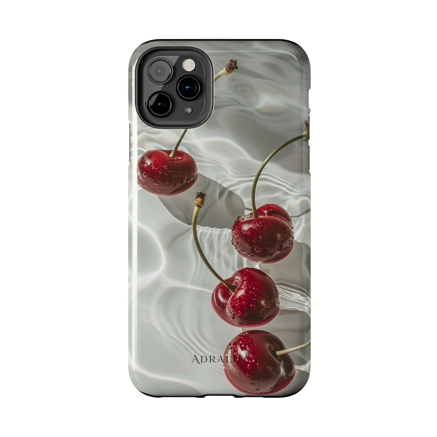 Cherry Water Reflection Tough Phone Case