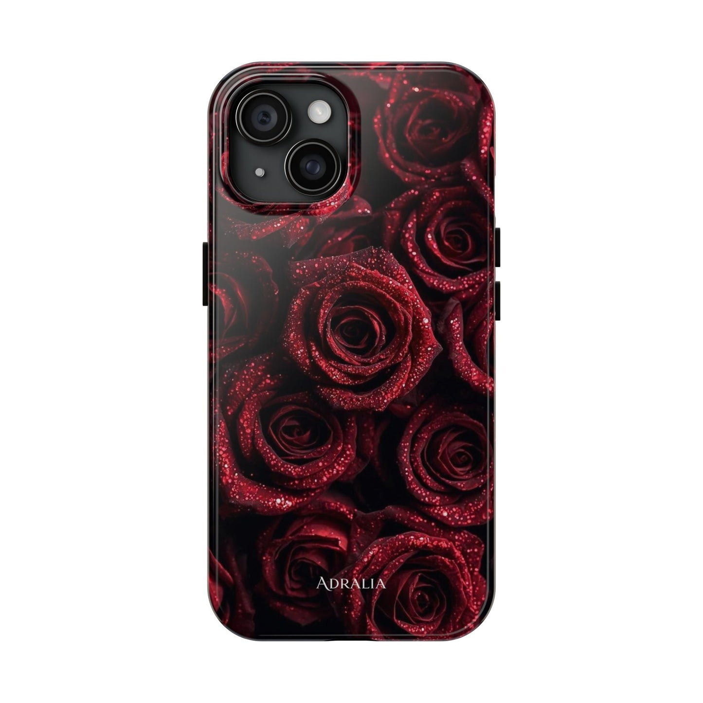 Red Velvet Roses Tough Phone Case — Protective Floral iPhone Case