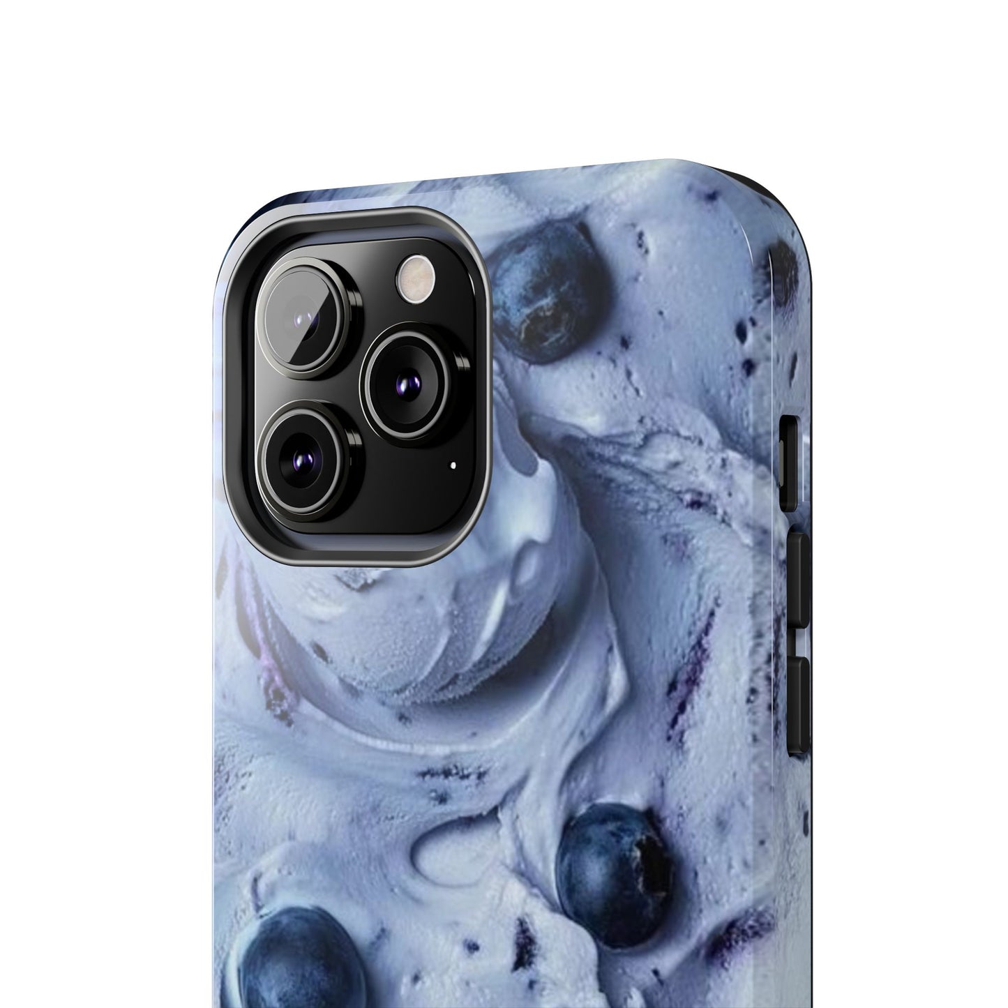 Blueberry Swirl Tough Phone Case — Protective Artistic Fruit Pattern