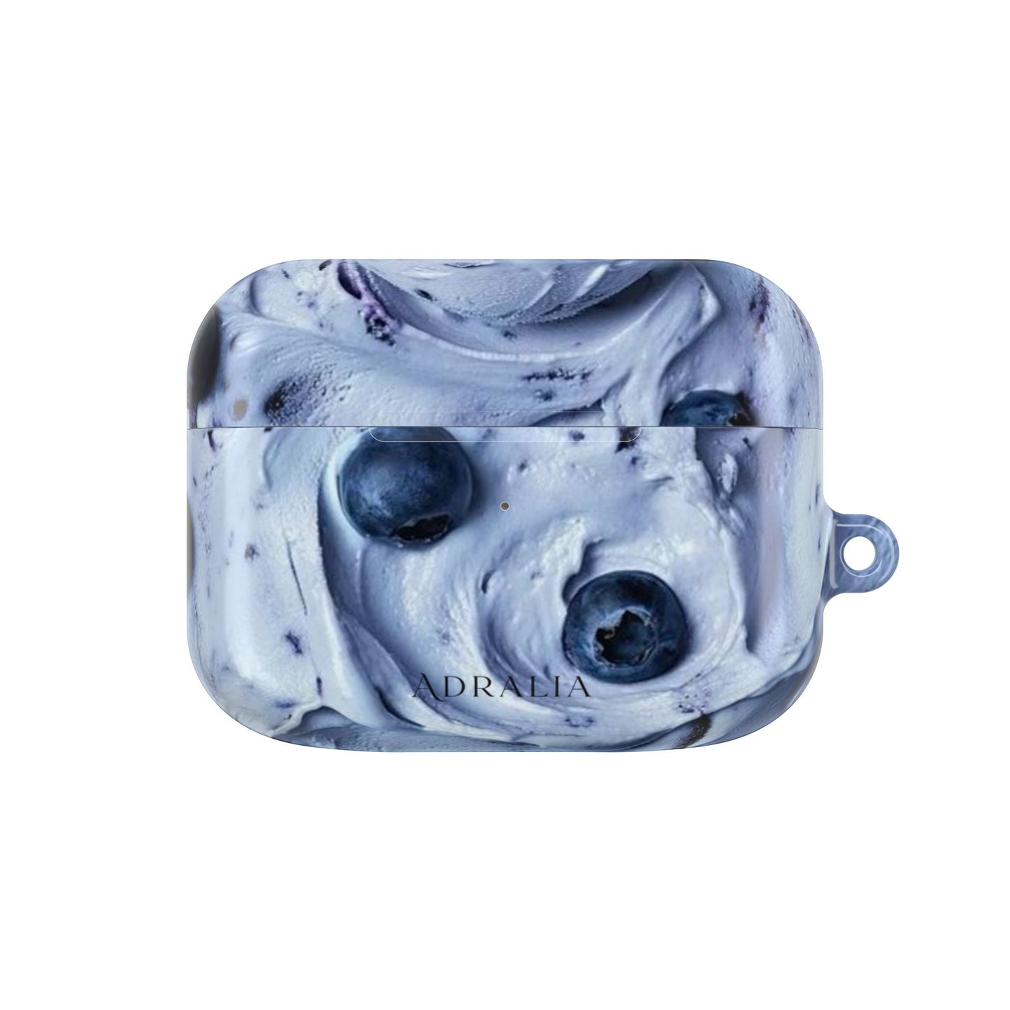 Blueberry Swirl AirPod Case — Cute Fruit Dessert Protective Cover