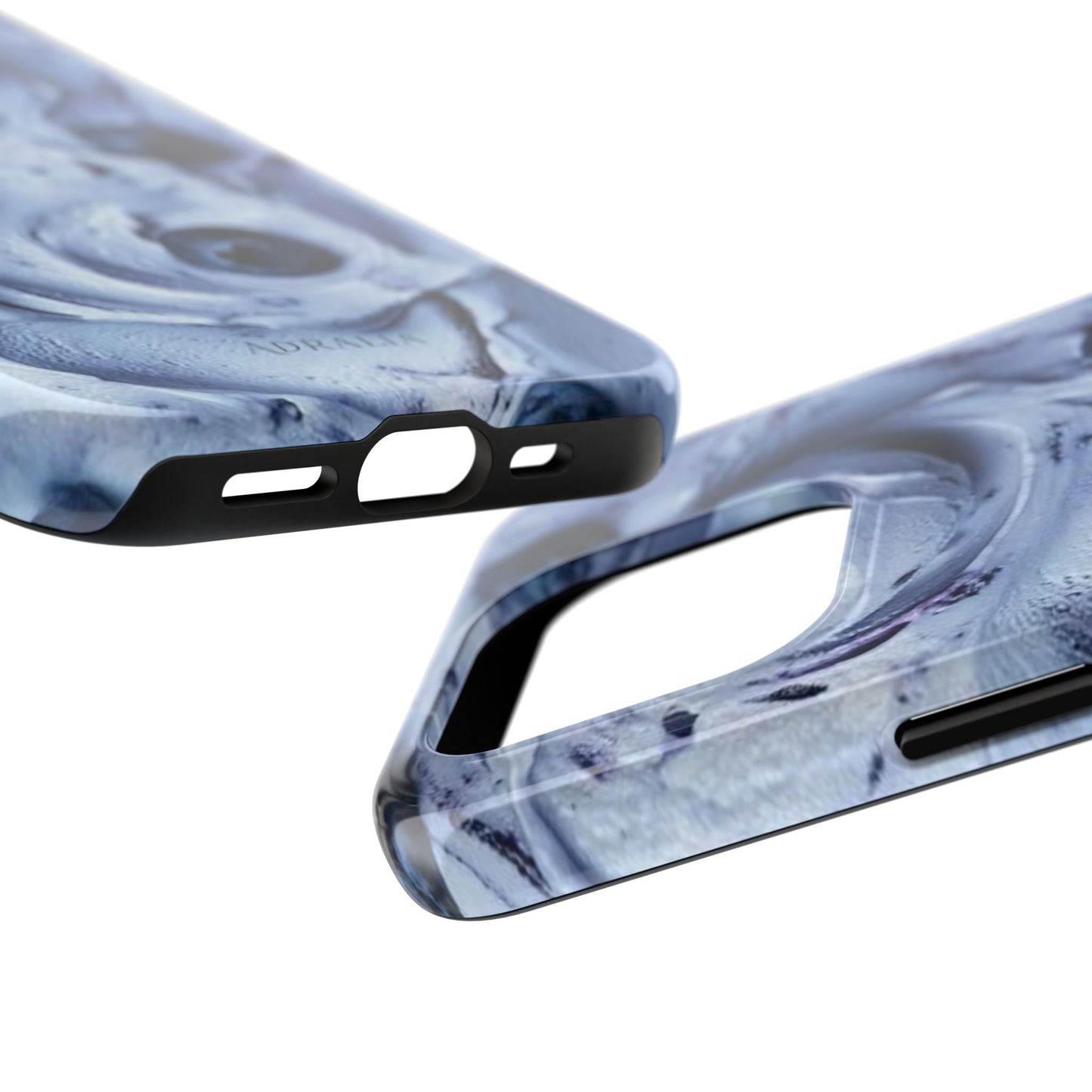 Blueberry Swirl Tough Phone Case — Protective Artistic Fruit Pattern