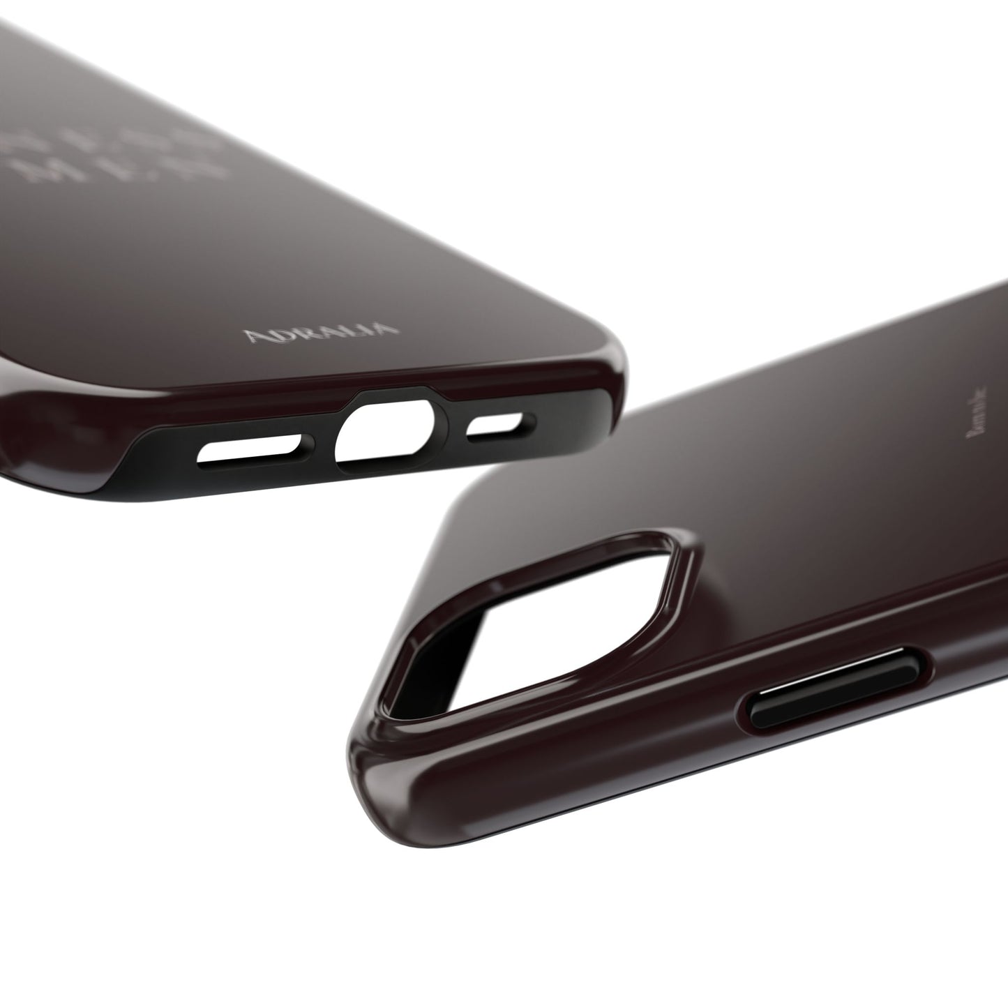 Business Women Tough Phone Case — Empowering Burgundy Protective Phone Cover