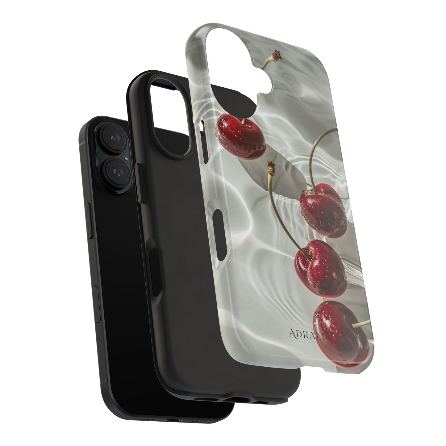 Cherry Water Reflection Tough Phone Case