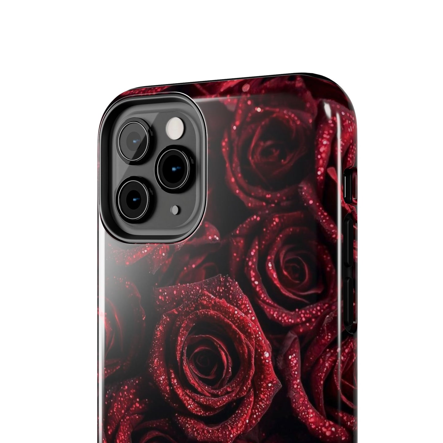 Red Velvet Roses Tough Phone Case — Protective Floral iPhone Case