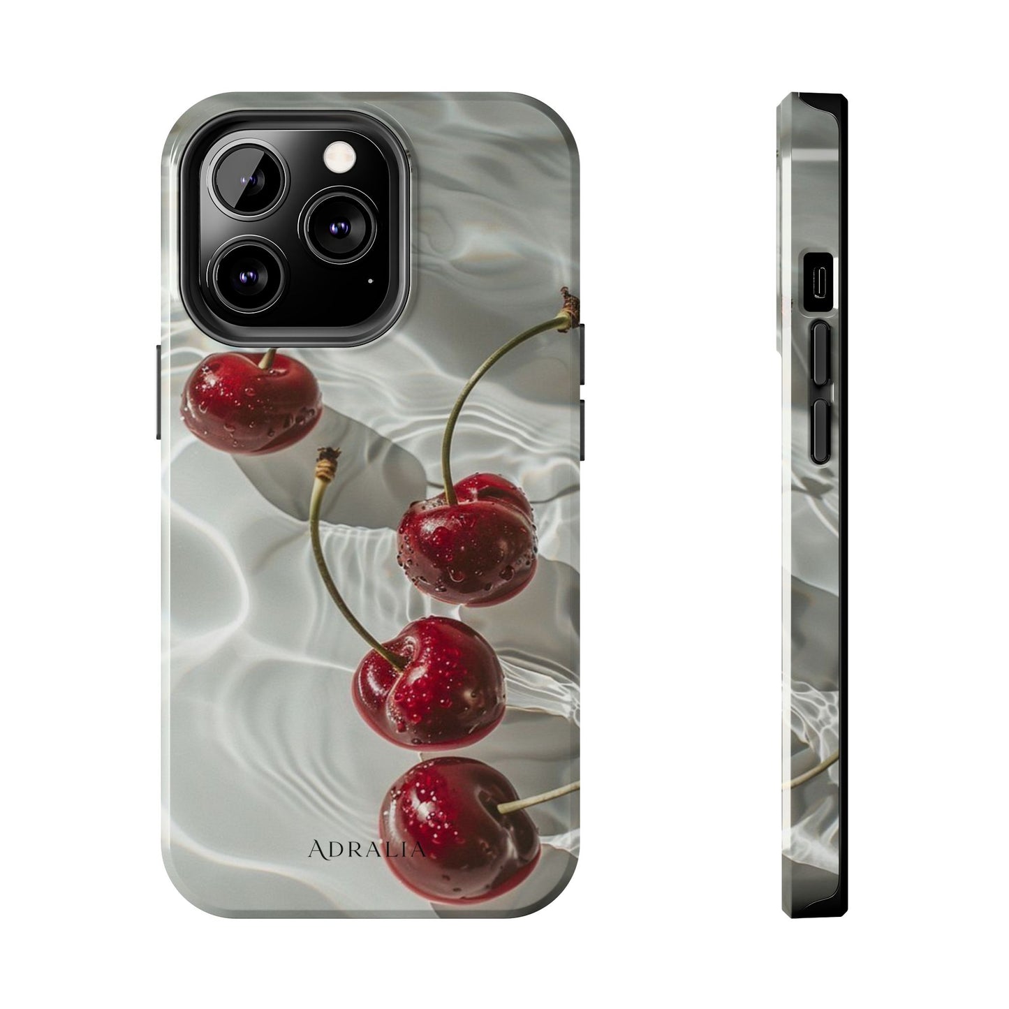Cherry Water Reflection Tough Phone Case