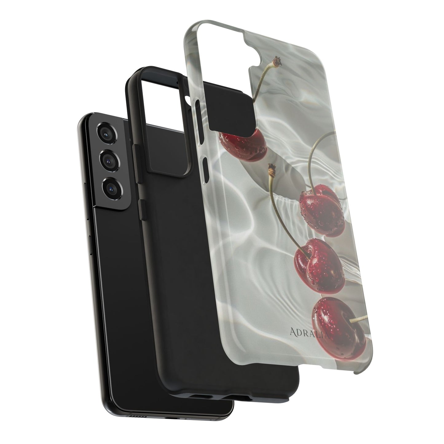 Cherry Water Reflection Tough Phone Case
