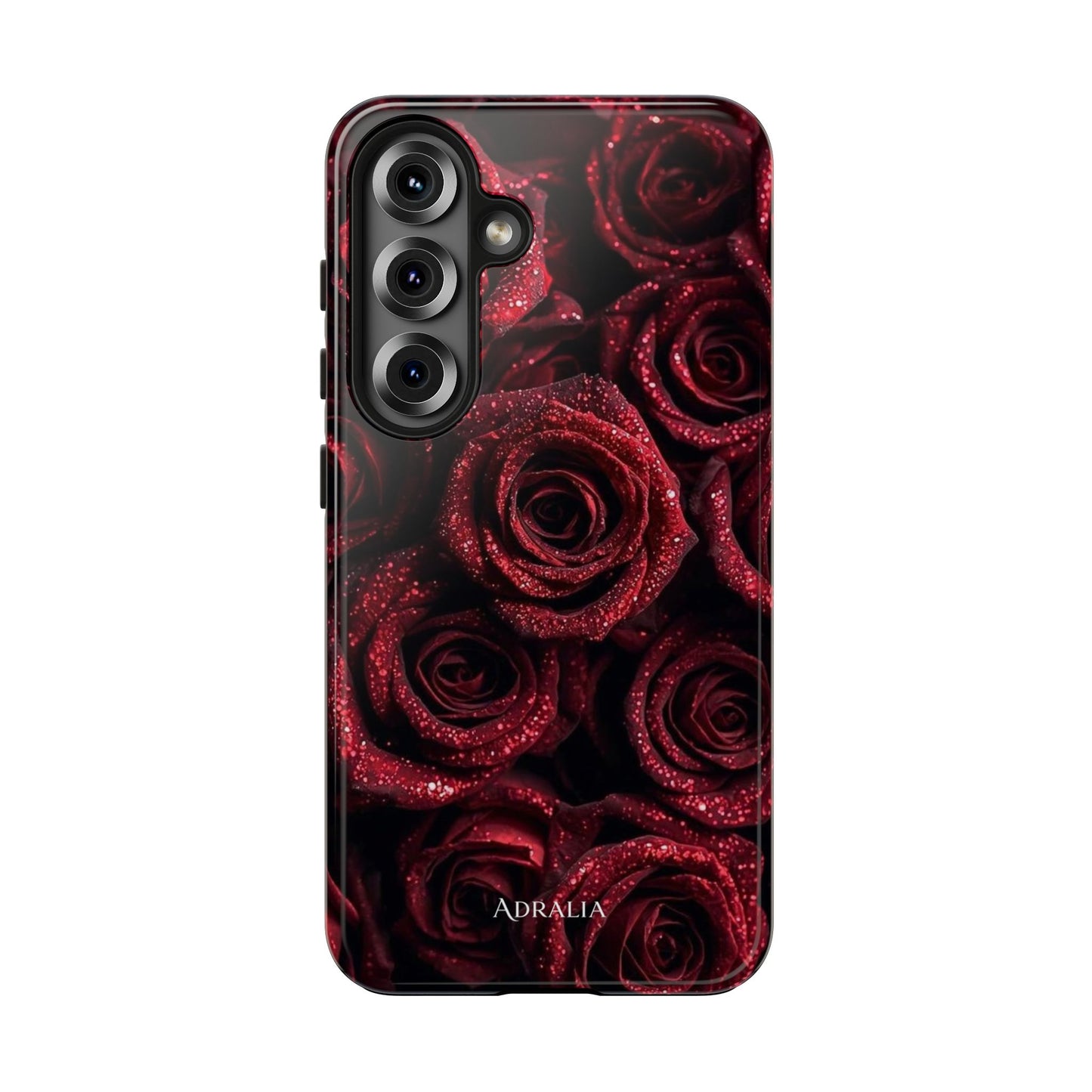 Red Velvet Roses Tough Phone Case — Protective Floral iPhone Case