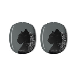AirPods Max Case — Black Panther & Leopard Art Shell (Adralia)