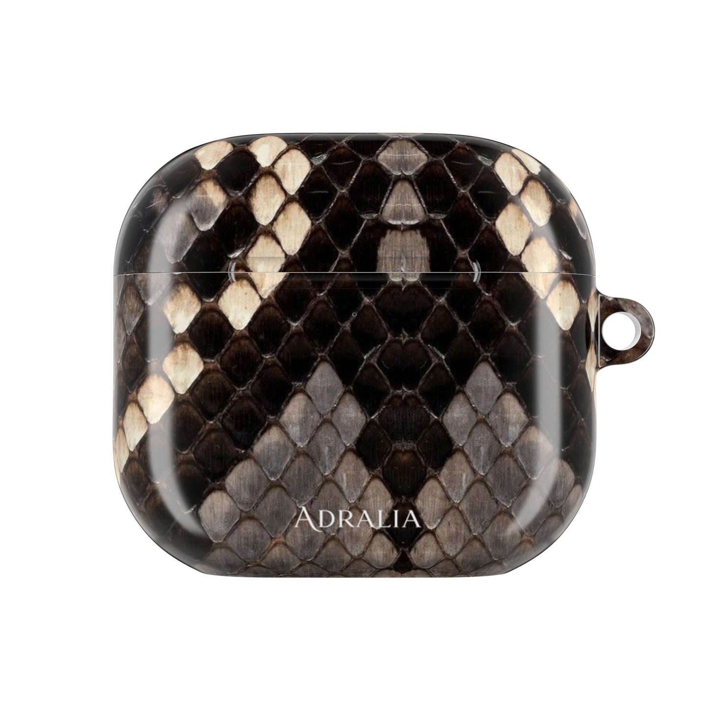 Snake Print AirPod Case — Faux Python Protective Charging Case