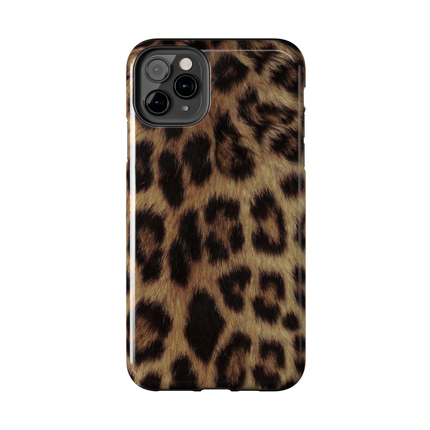 Leopard Print Tough Phone Case — Durable Animal-Print Protective Cover