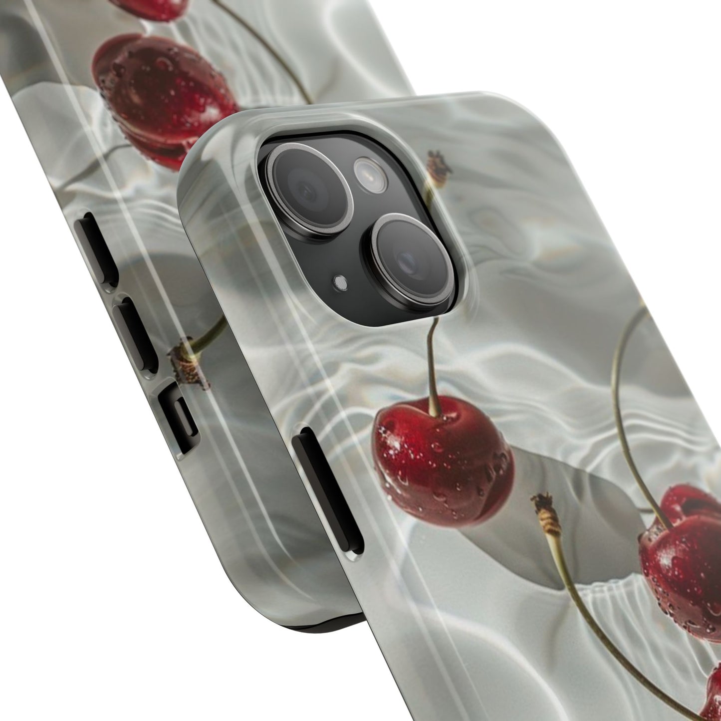 Cherry Water Reflection Tough Phone Case