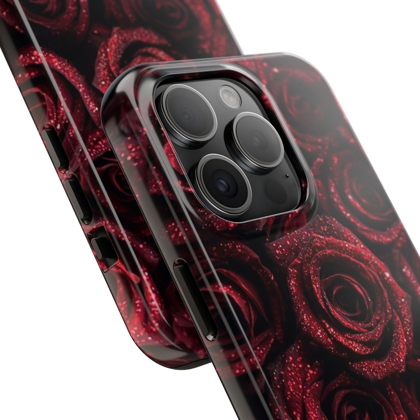 Red Velvet Roses Tough Phone Case — Protective Floral iPhone Case