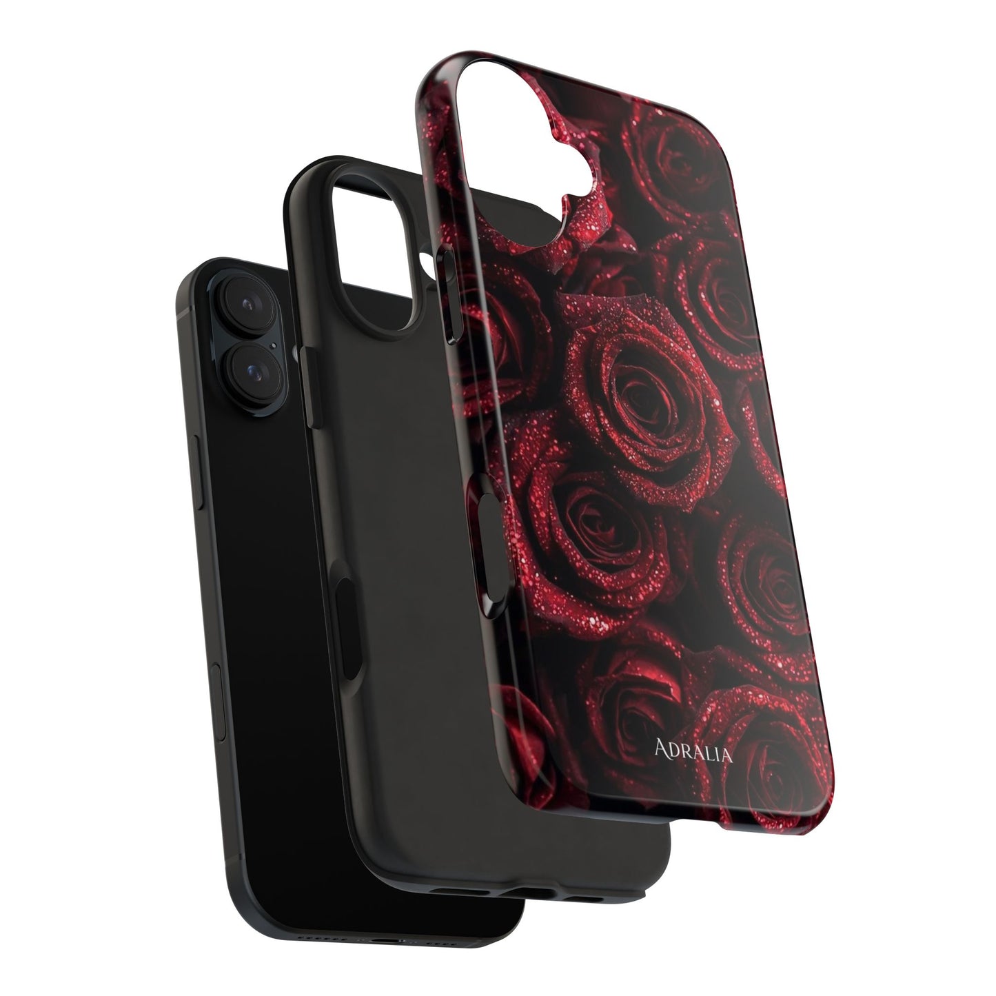 Red Velvet Roses Tough Phone Case — Protective Floral iPhone Case