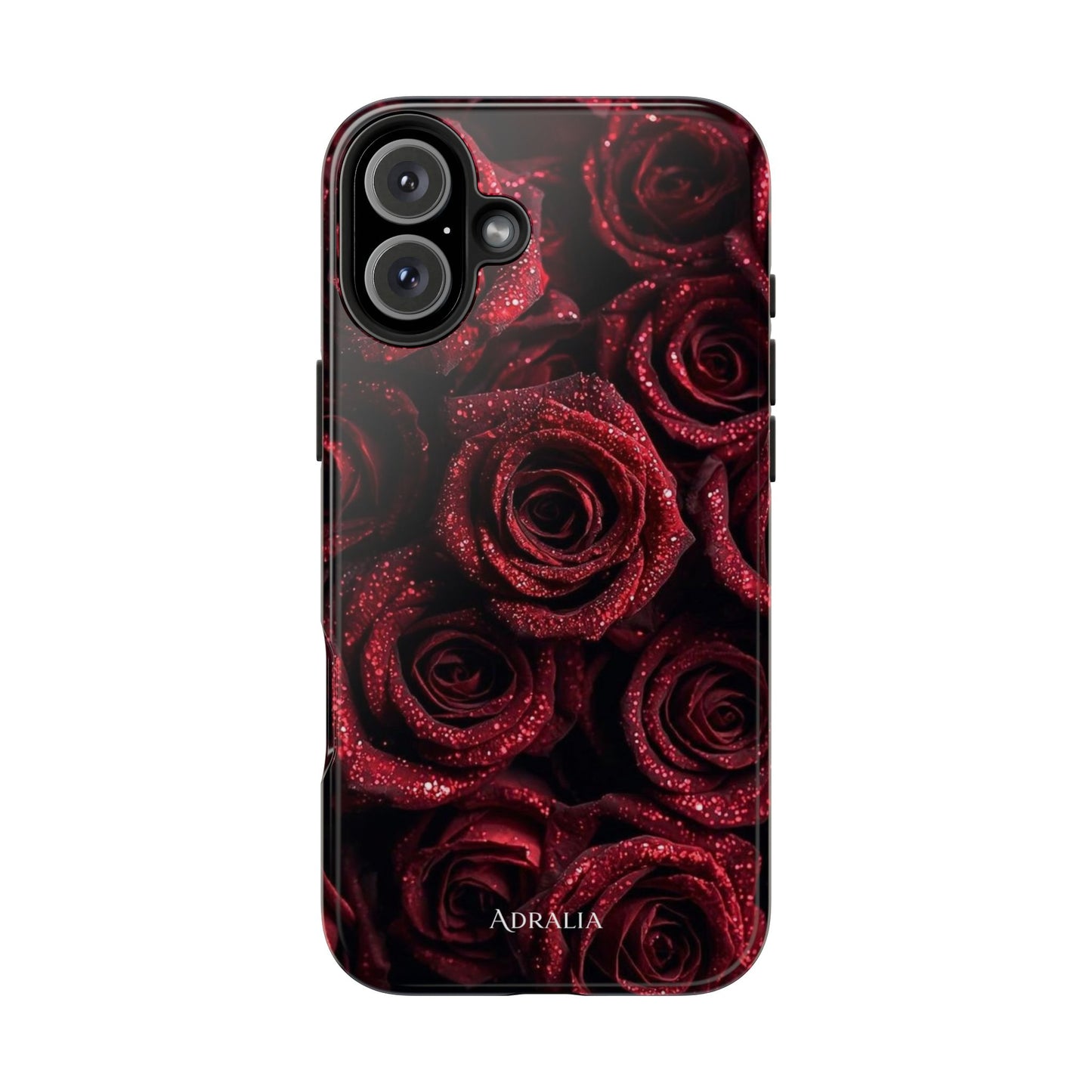 Red Velvet Roses Tough Phone Case — Protective Floral iPhone Case