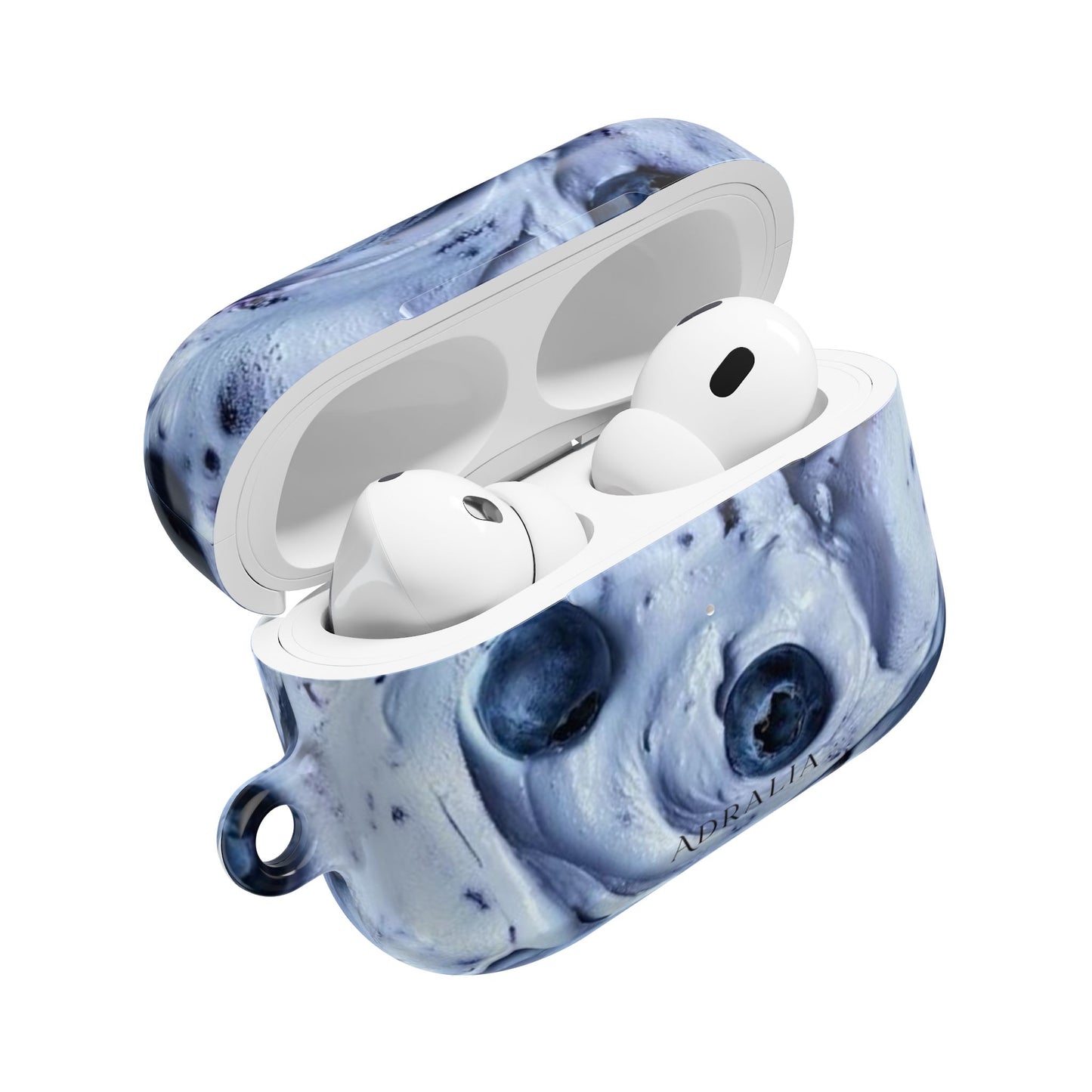 Blueberry Swirl AirPod Case — Cute Fruit Dessert Protective Cover