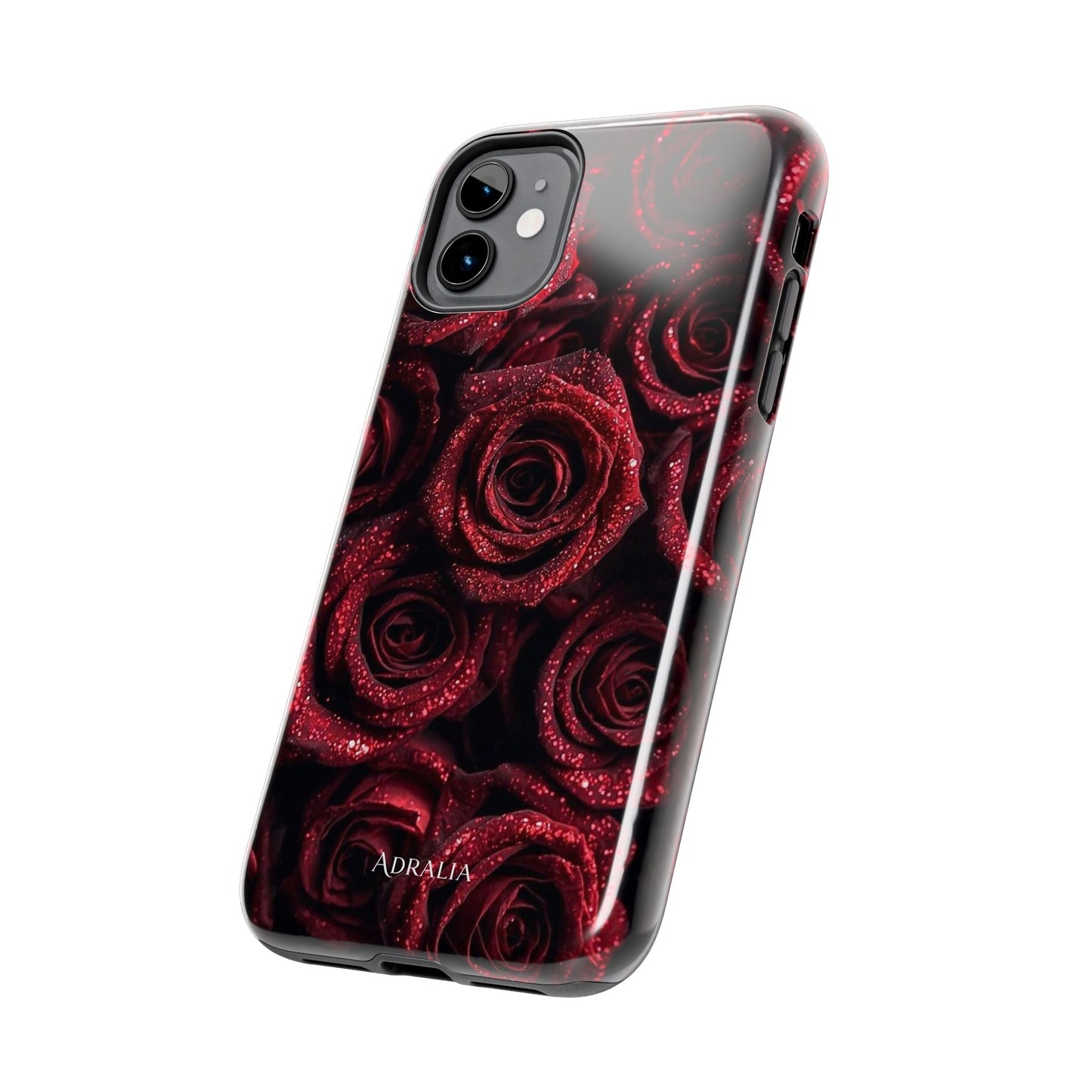 Red Velvet Roses Tough Phone Case — Protective Floral iPhone Case