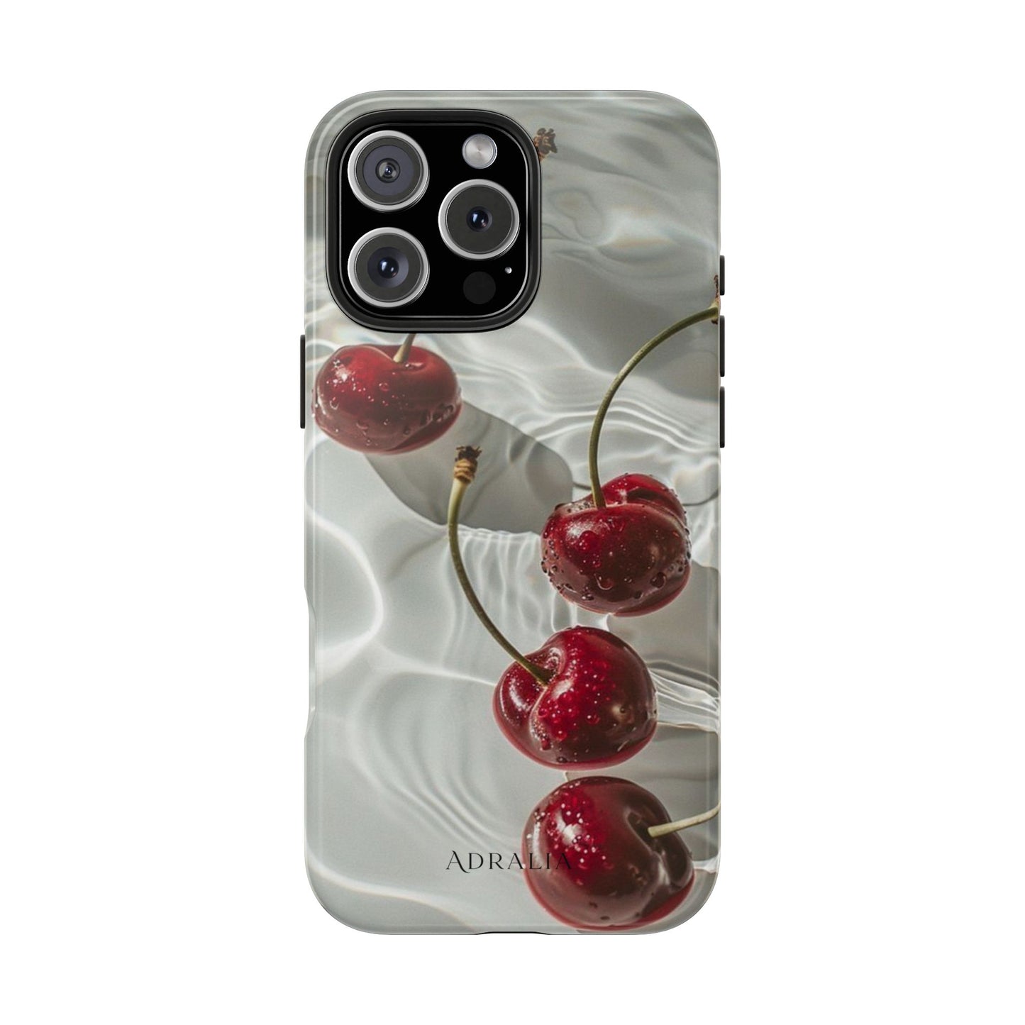 Cherry Water Reflection Tough Phone Case