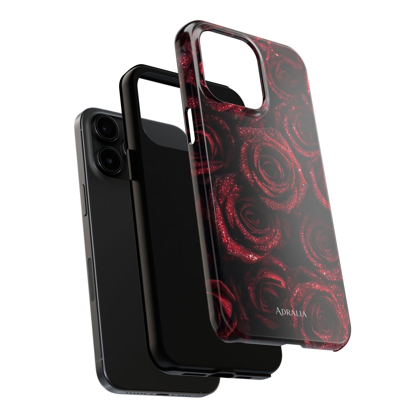 Red Velvet Roses Tough Phone Case — Protective Floral iPhone Case