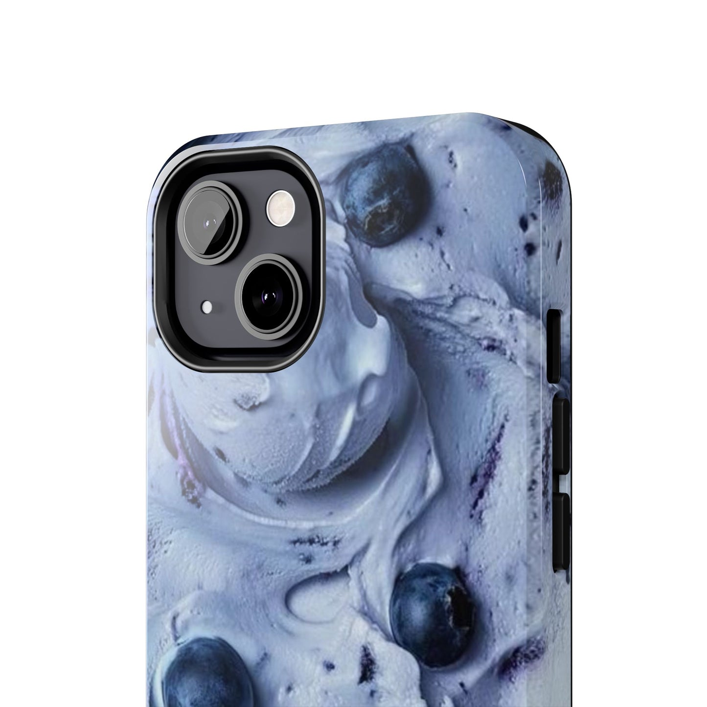 Blueberry Swirl Tough Phone Case — Protective Artistic Fruit Pattern