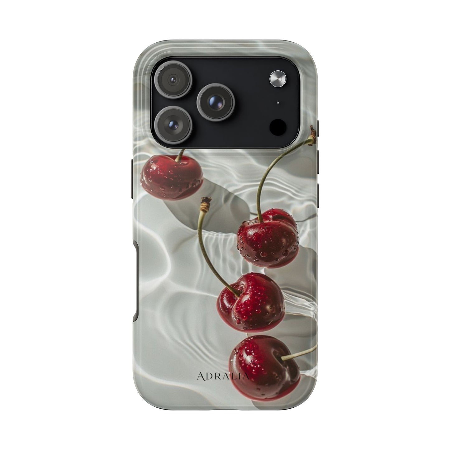 Cherry Water Reflection Tough Phone Case