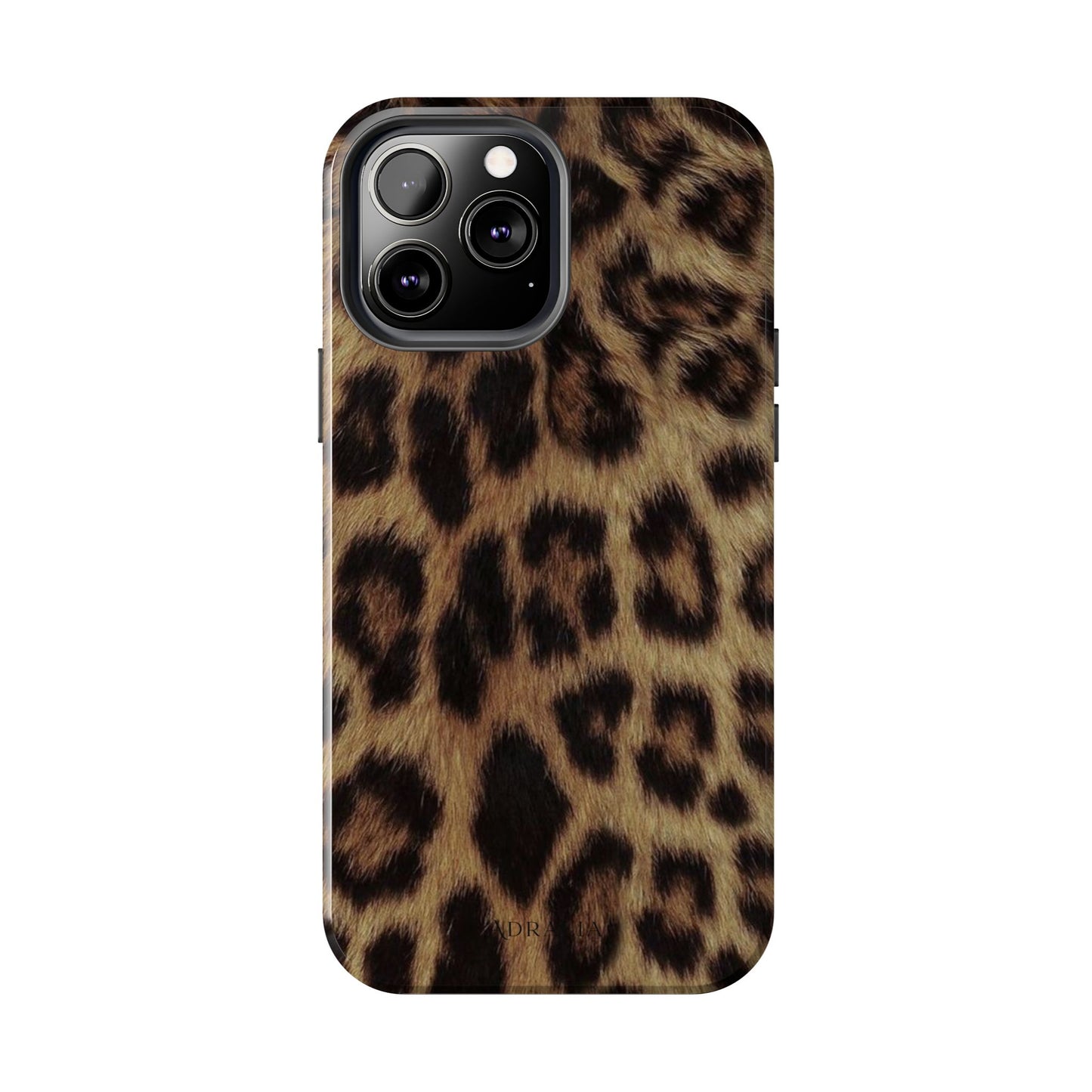 Leopard Print Tough Phone Case — Durable Animal-Print Protective Cover