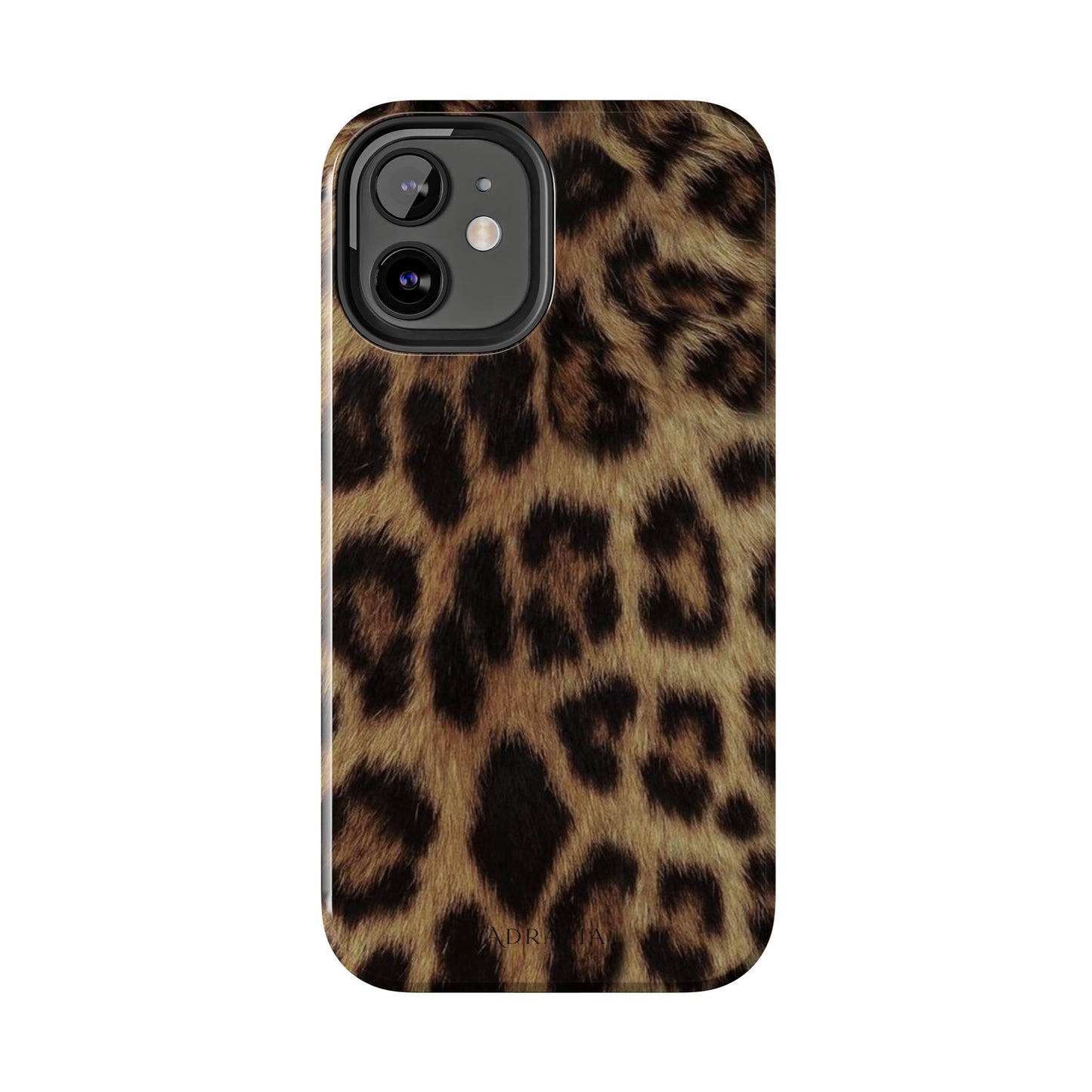 Leopard Print Tough Phone Case — Durable Animal-Print Protective Cover
