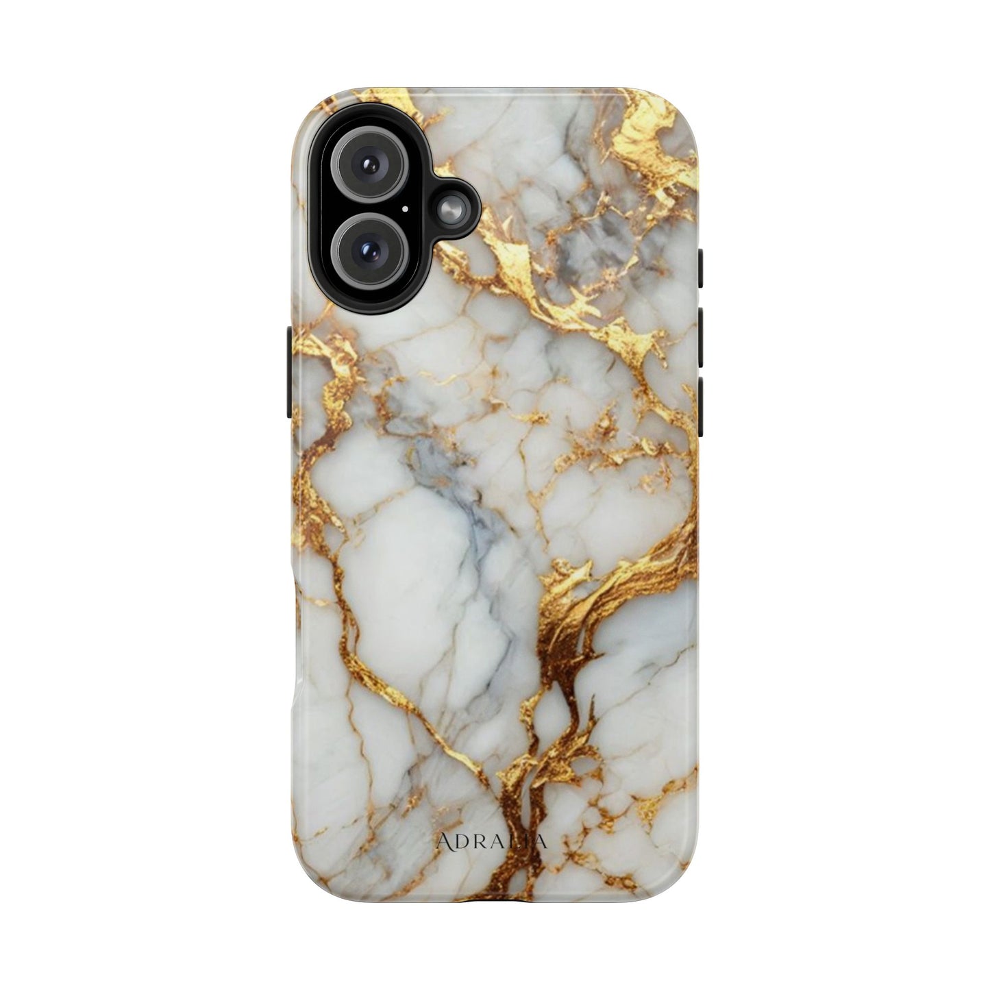 Gold Veined Marble Tough Phone Case — Luxury Protective Phone Case