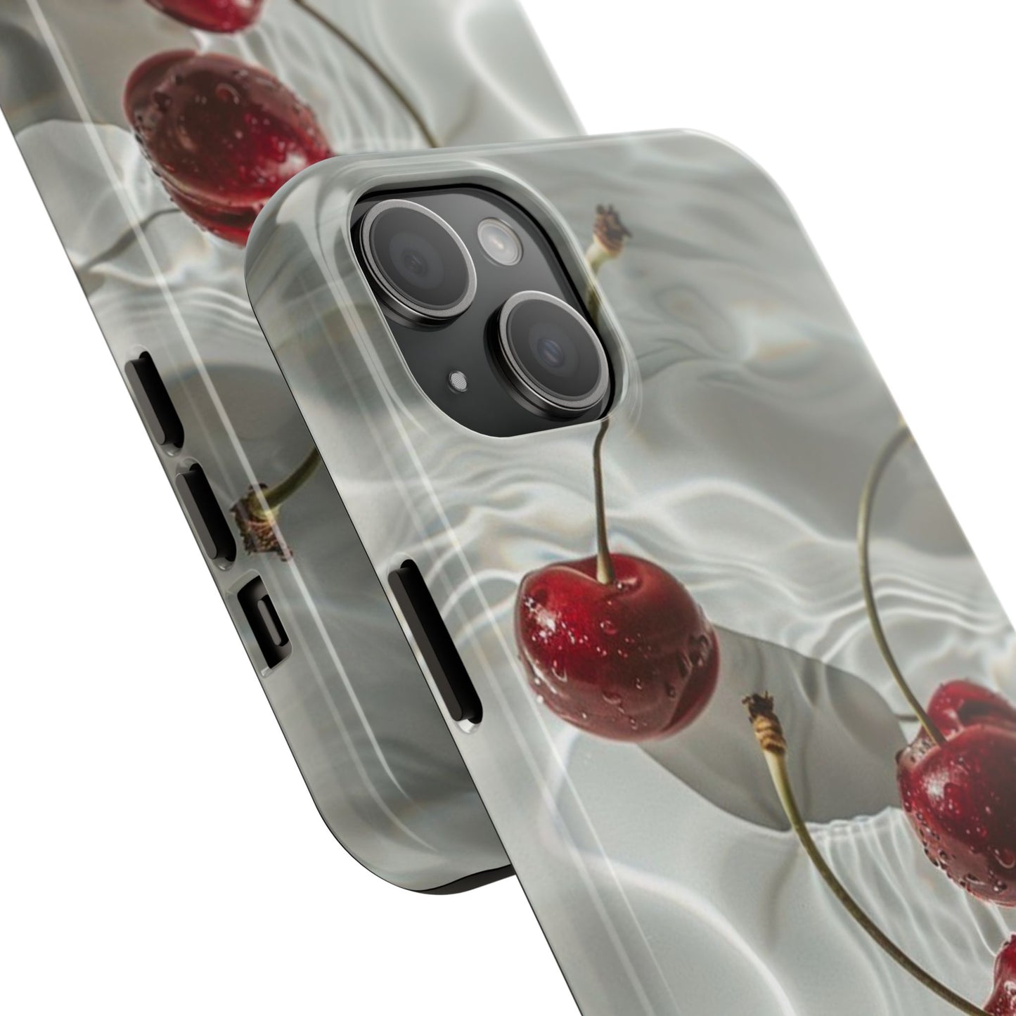 Cherry Water Reflection Tough Phone Case