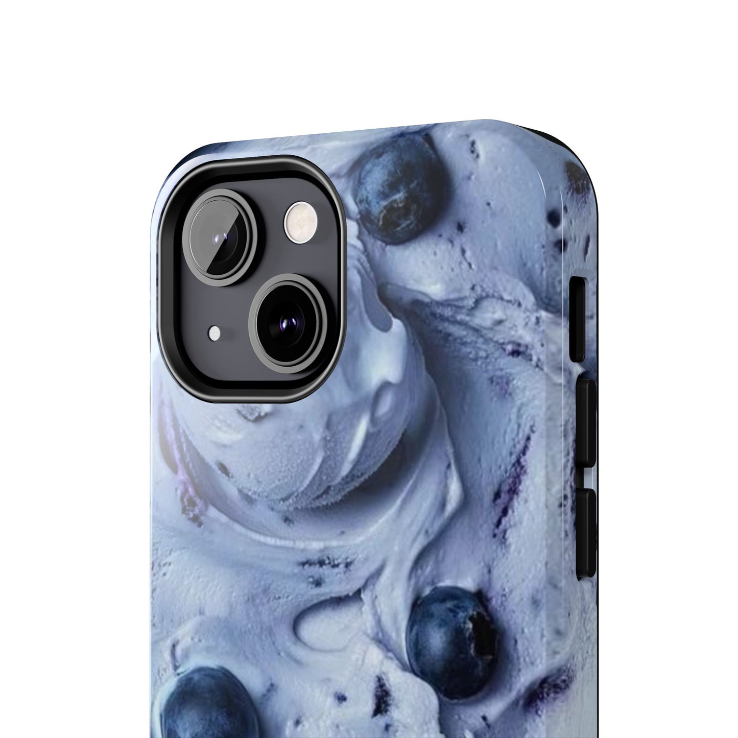 Blueberry Swirl Tough Phone Case — Protective Artistic Fruit Pattern
