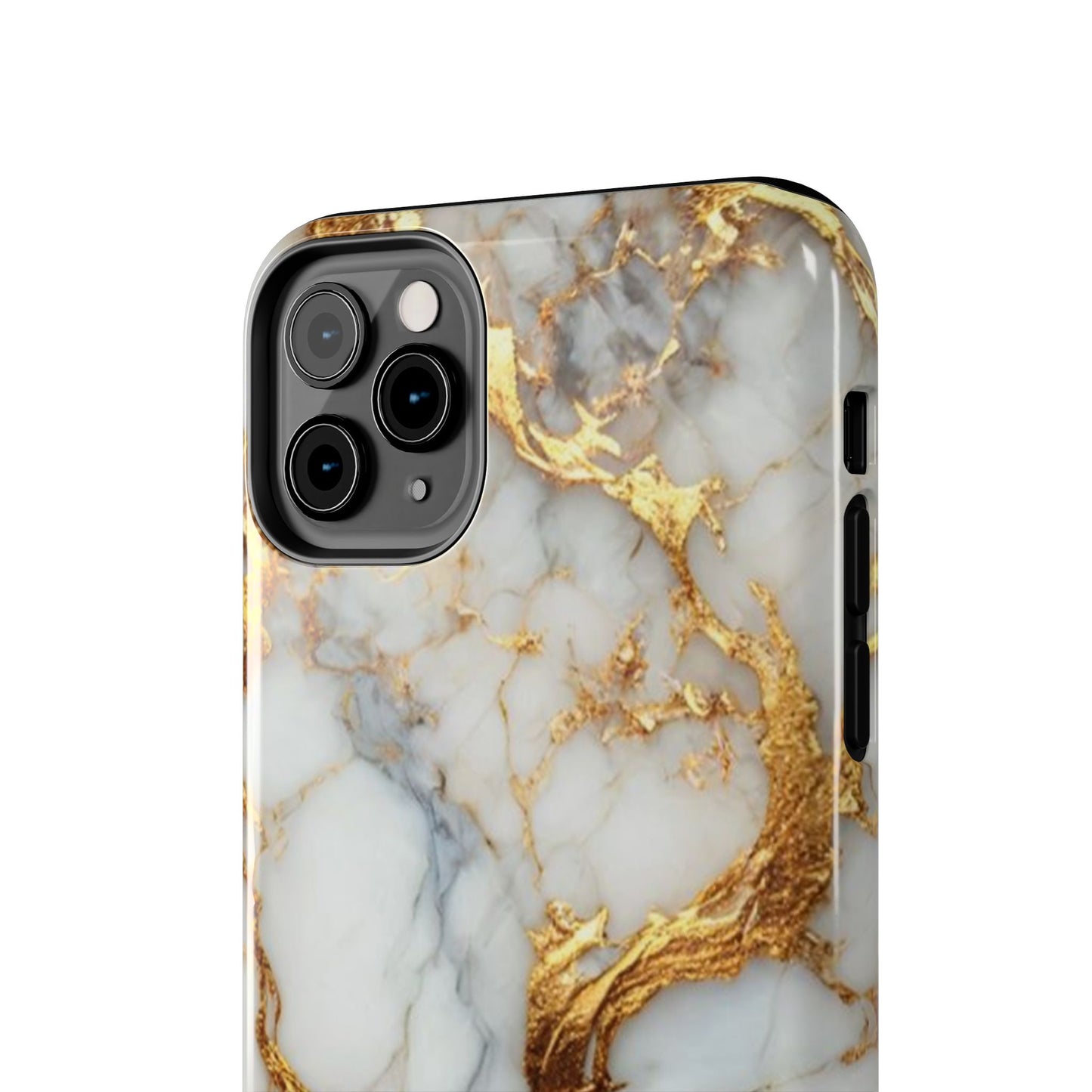 Gold Veined Marble Tough Phone Case — Luxury Protective Phone Case