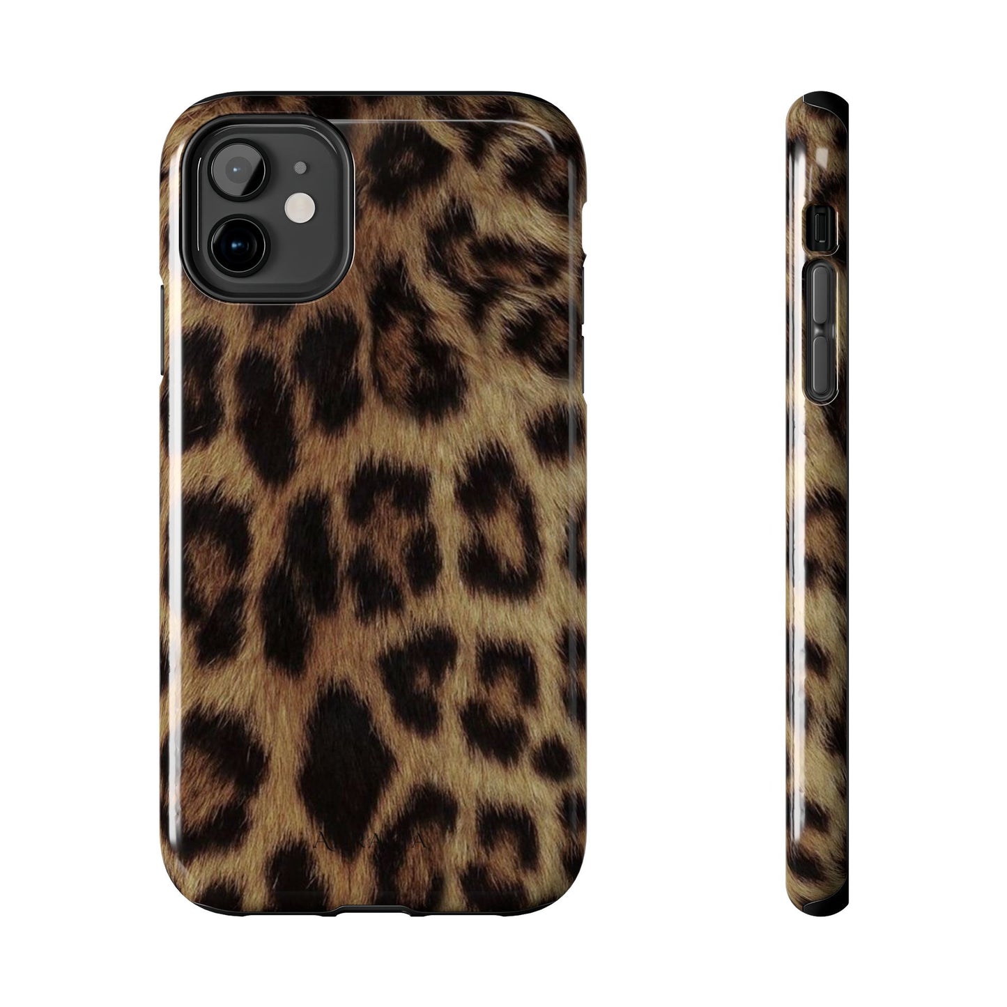 Leopard Print Tough Phone Case — Durable Animal-Print Protective Cover