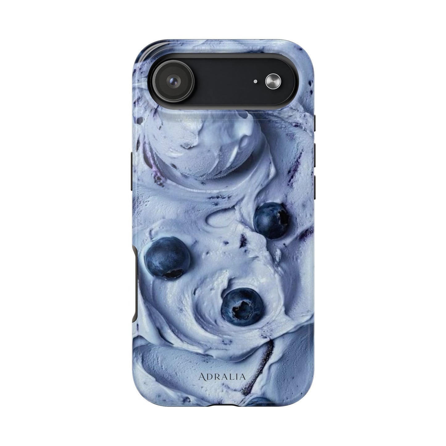 Blueberry Swirl Tough Phone Case — Protective Artistic Fruit Pattern